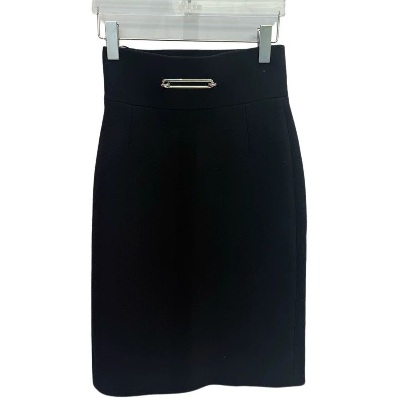 Balenciaga Balenciaga Black Wool Skirt Size 35" - 1 Thumbnail