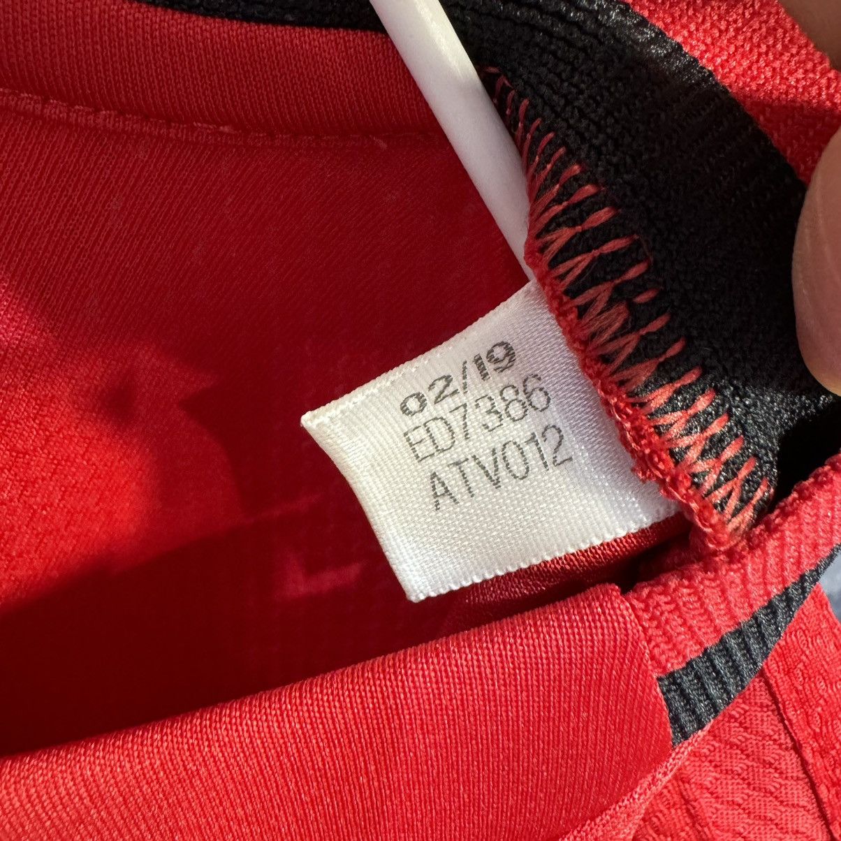 Adidas Manchester united 19/20 home shirt 99 legends #7 beckham Size US XL / EU 56 / 4 - 10 Thumbnail