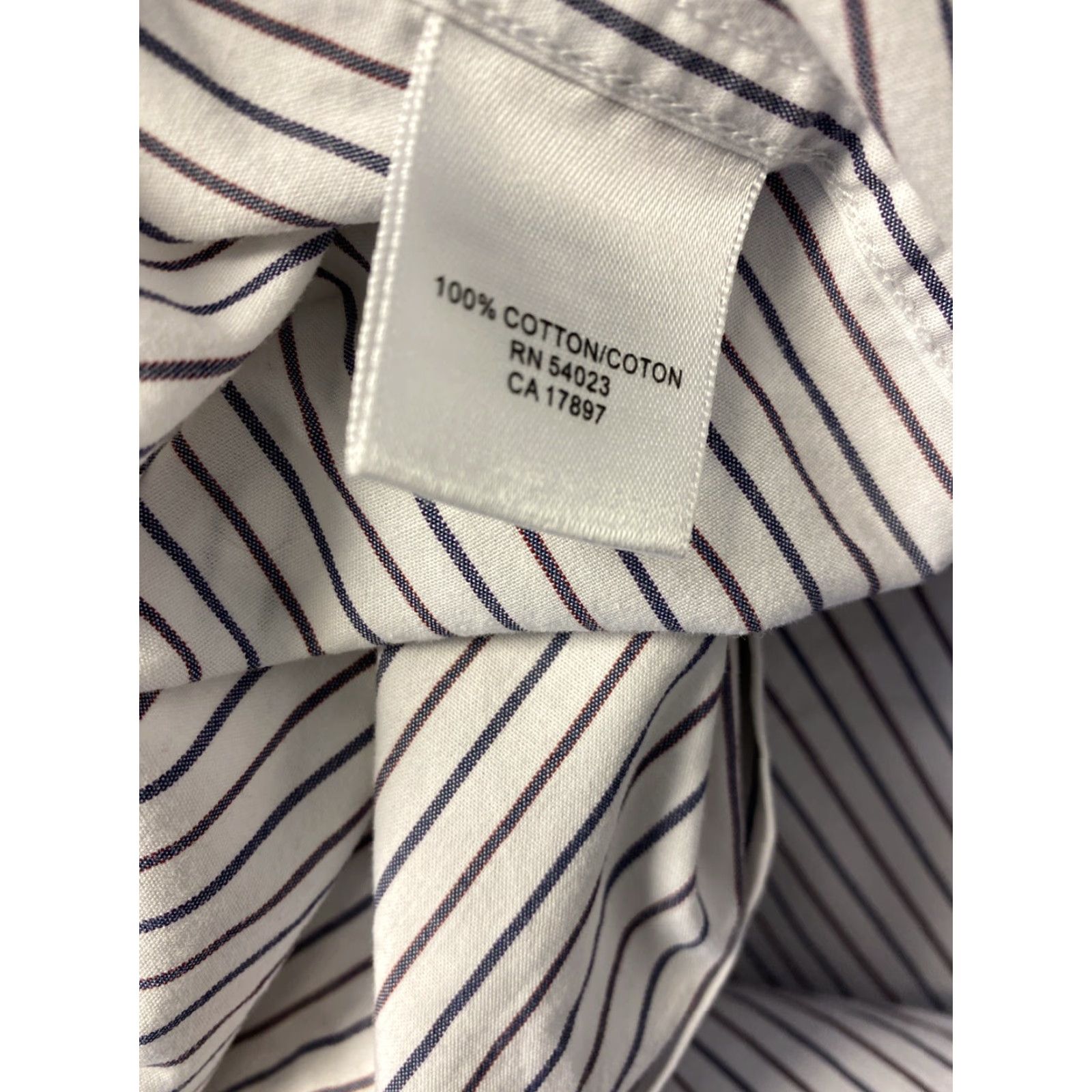 Banana Republic Banana Republic Button-Up Shirt Large Mens Blue Striped Collared Regular Fit Size US L / EU 52-54 / 3 - 6 Thumbnail