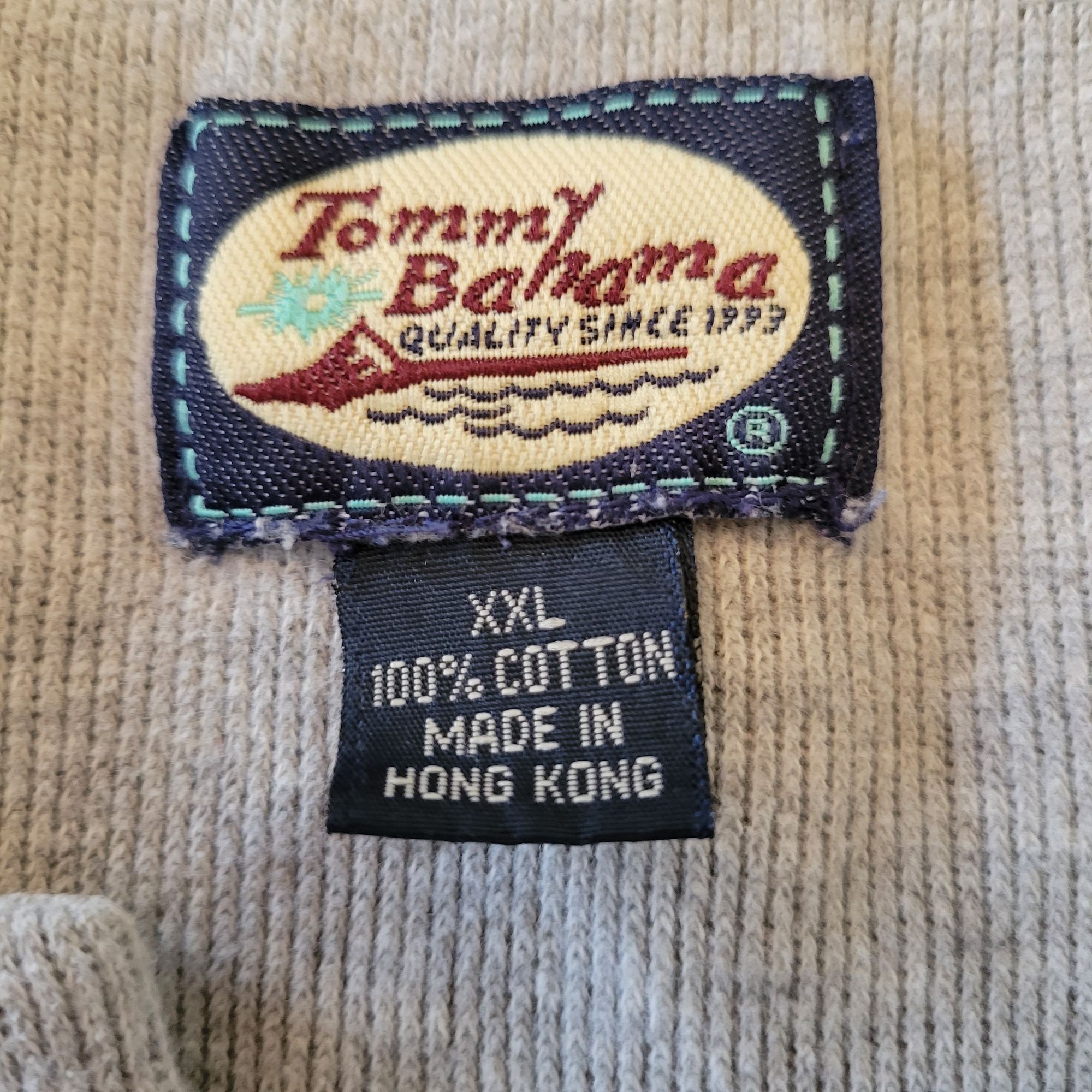 Tommy Bahama Tommy Bahama XXL Gray Sweater Polo Cotton Knit Size US XXL / EU 58 / 5 - 3 Thumbnail