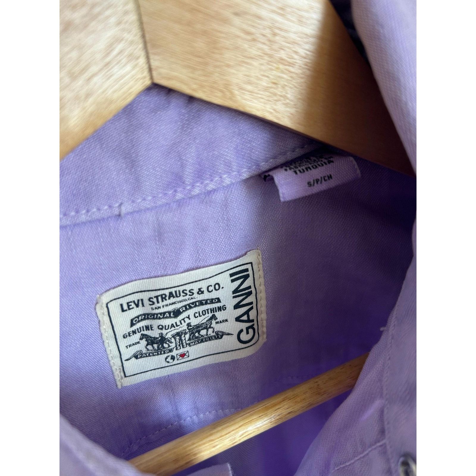 Levi's Vintage Clothing Levi's x Ganni Upcycled Western Shirt - Limited Edition Rare Size US S / EU 44-46 / 1 - 6 Thumbnail