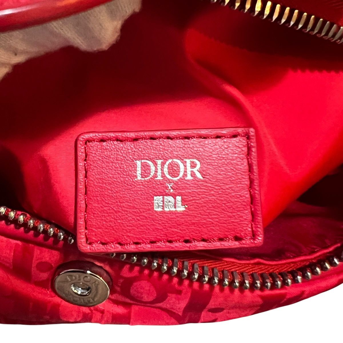 Dior × ERL DIOR x ERL 2023SS Mirage Quilted Rabbit Strap Zip Pouch Size ONE SIZE - 8 Thumbnail