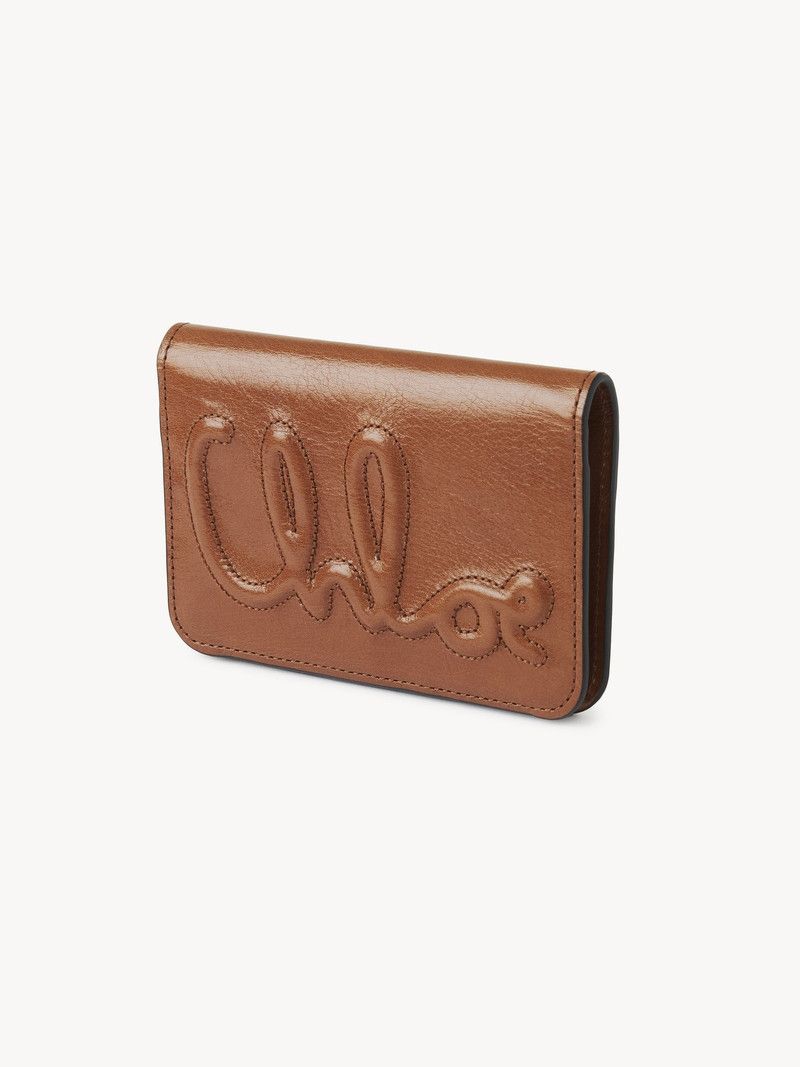 Chloe o1loc1c10226 Size: OS / C Bifold Wallet in Clay Brown Size ONE SIZE - 2 Thumbnail