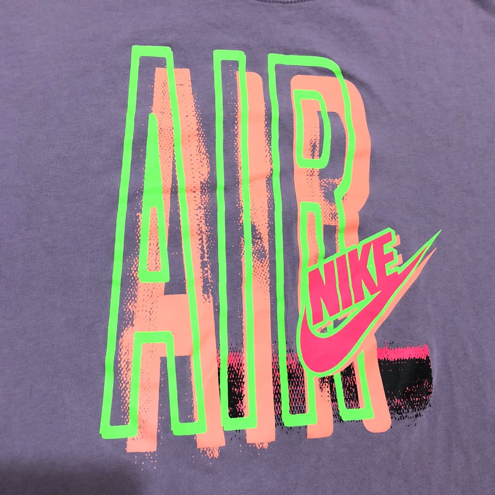 Nike VINTAGE Nike Archives Official Reissue Retro 90s T-Shirt Mens Large Lavender Neon Green Size US L / EU 52-54 / 3 - 2 Thumbnail