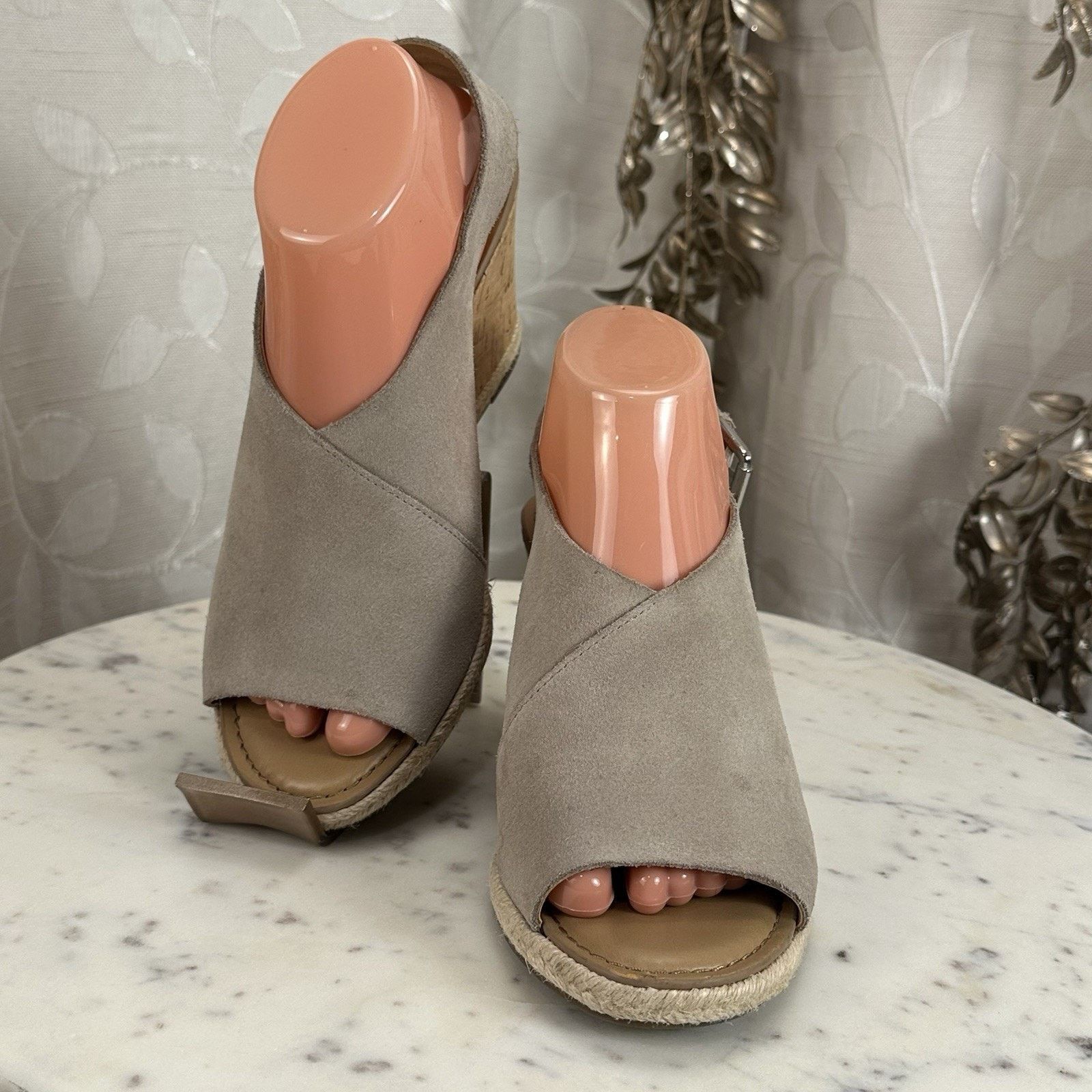 Franco Sarto Franco Sarto Julien Cork Wedge Taupe Espadrilles Size-8.5M Size US 8.5 / IT 38.5 - 2 Thumbnail
