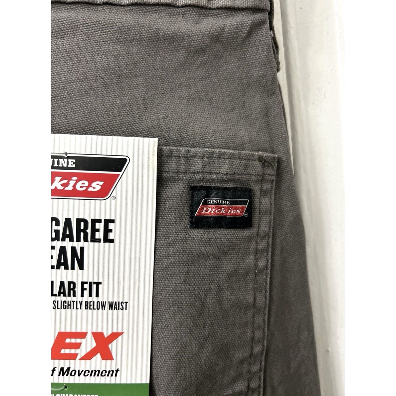 Dickies Dickies Dungaree Jeans Mens 38x30 Gray Regular Fit Straight Leg Denim NWT Size US 38 / EU 54 - 5 Thumbnail
