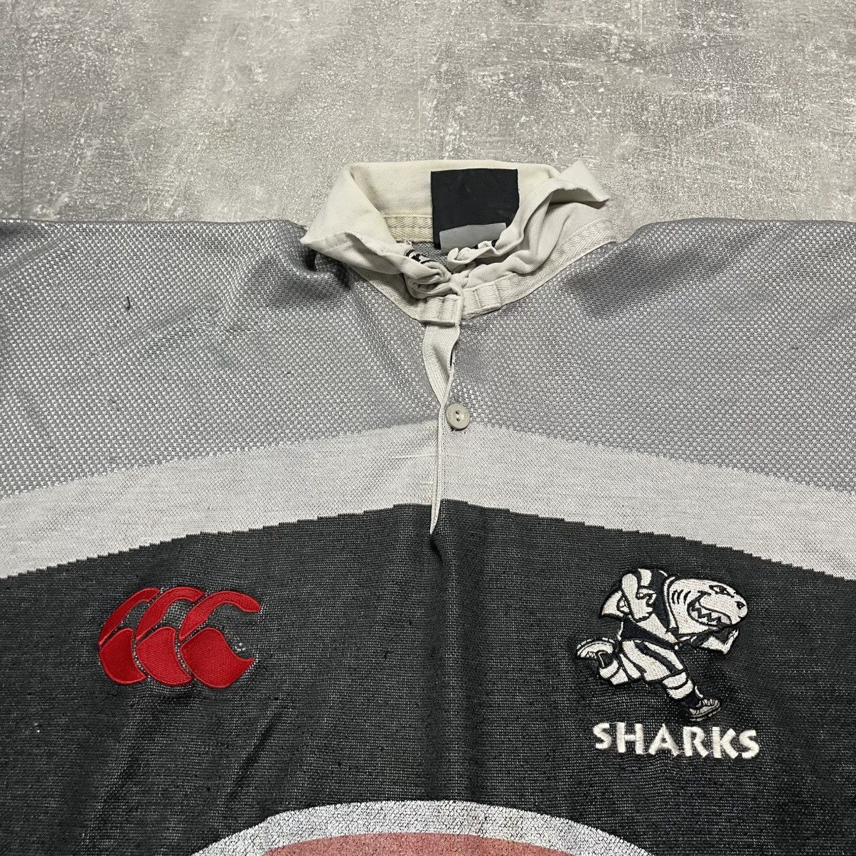 Canterbury of New Zealand Natal Sharks - Super Rugby Home Shirt 2001/2003 Canterbury Size US XL / EU 56 / 4 - 4 Thumbnail