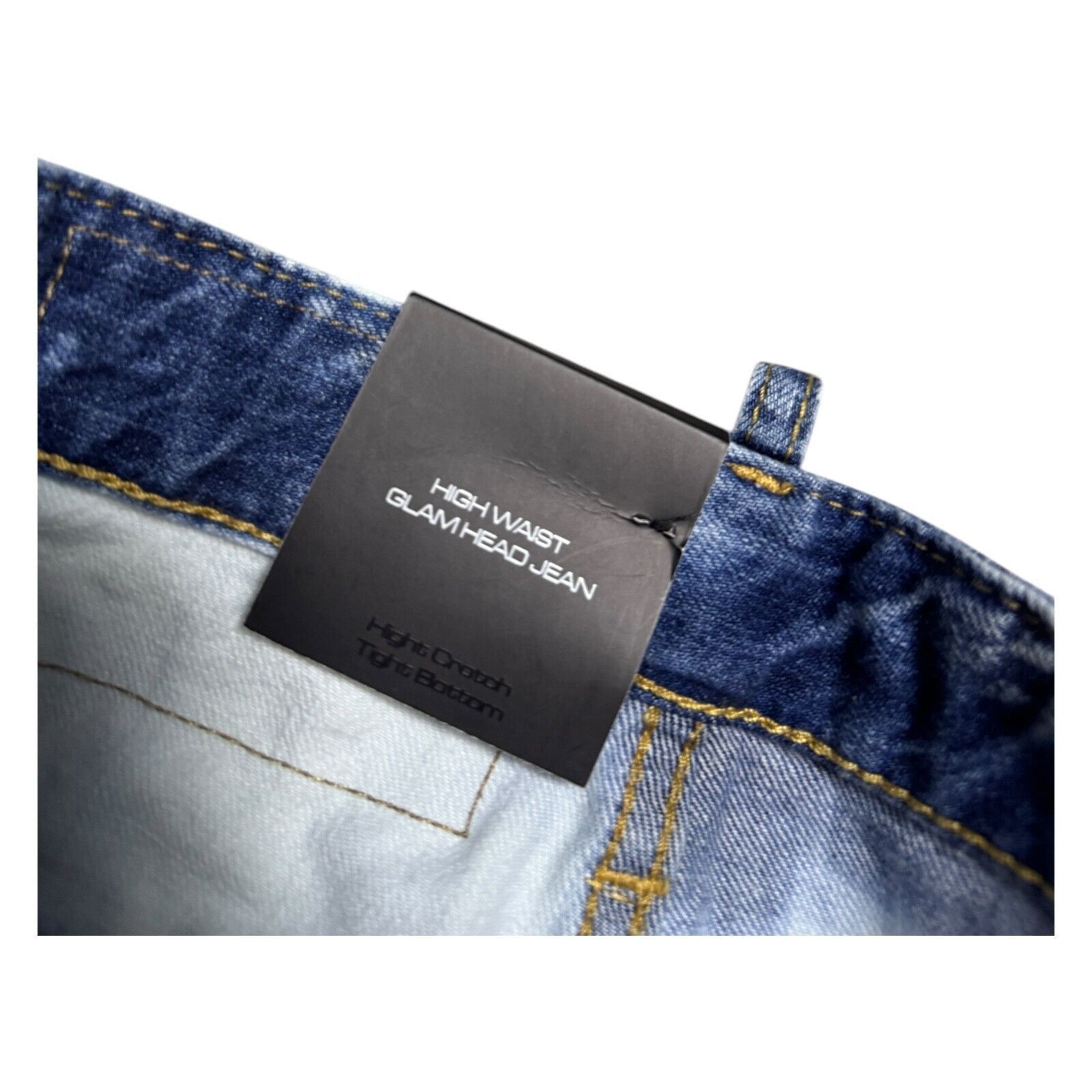 Dsquared2 DSQUARED 2 (NWT) High Waist Glam Tie Dye Denim Jeans Size 0 Size 25" / US 0 / IT 36 - 4 Thumbnail