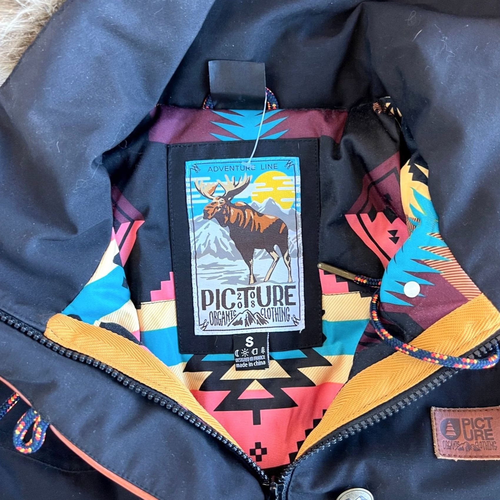 Vintage Picture Organic Clothing Jacket Women Winter Hooded Black Lined Fur Ski Snowboard Coat Small Regular Size S Size S / US 4 / IT 40 - 4 Thumbnail