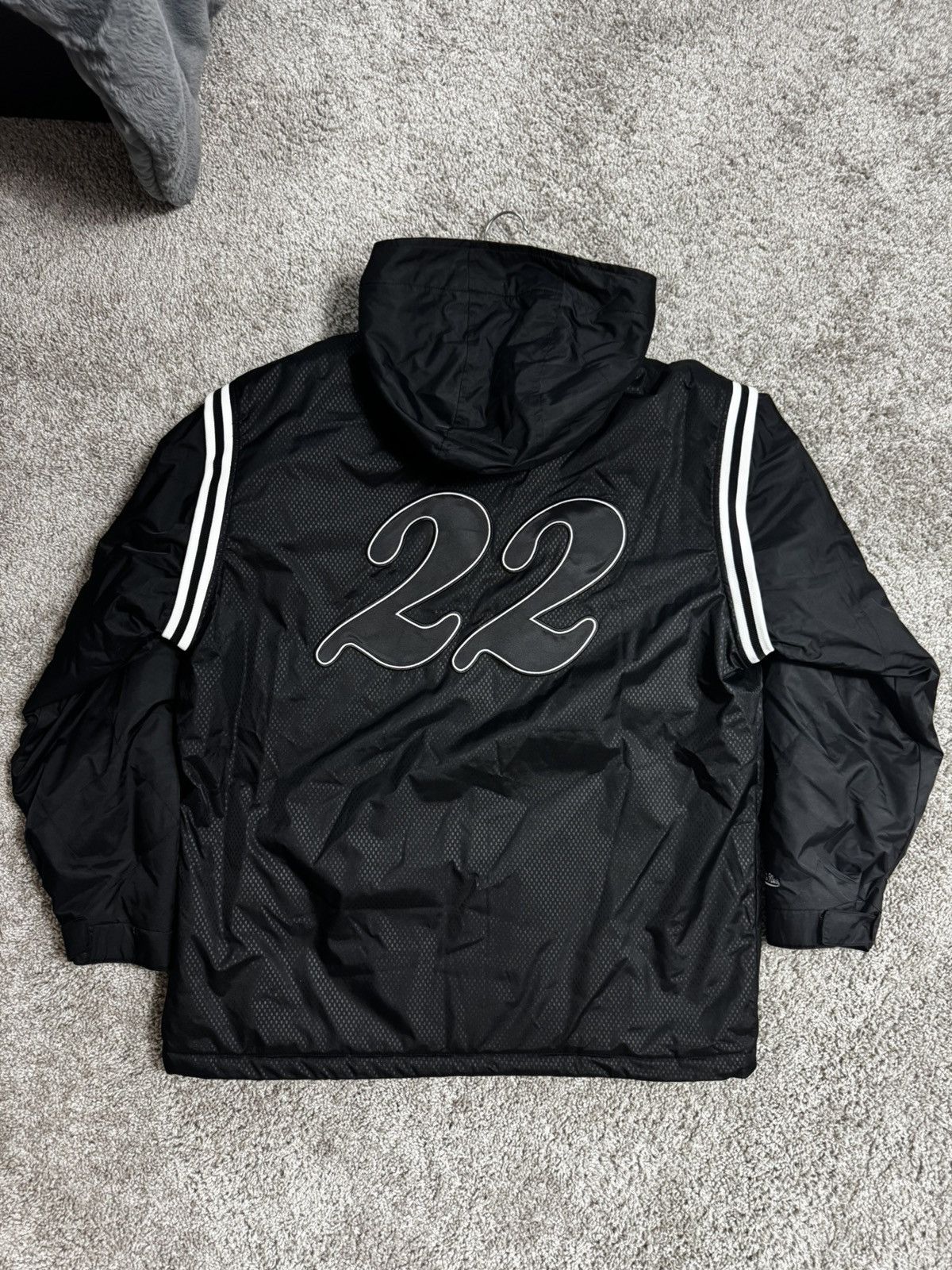 Supreme Supreme x Mitchell & Ness Quilted Sports Jacket (BLK) Size US L / EU 52-54 / 3 - 2 Thumbnail