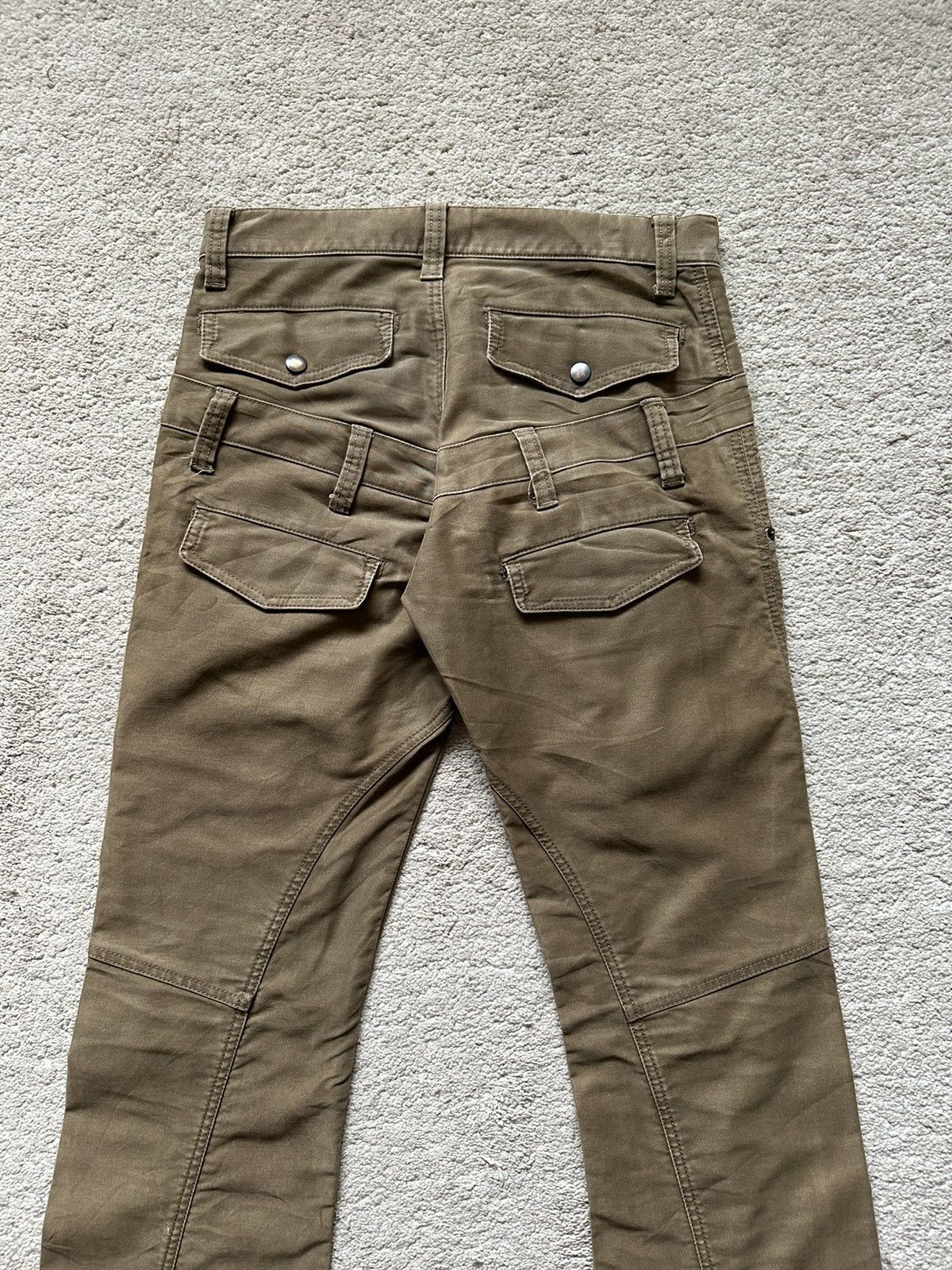 If Six Was Nine 1990s Tete Homme Double Waist Twist Leg Flare Pant Size US 30 / EU 46 - 11 Thumbnail