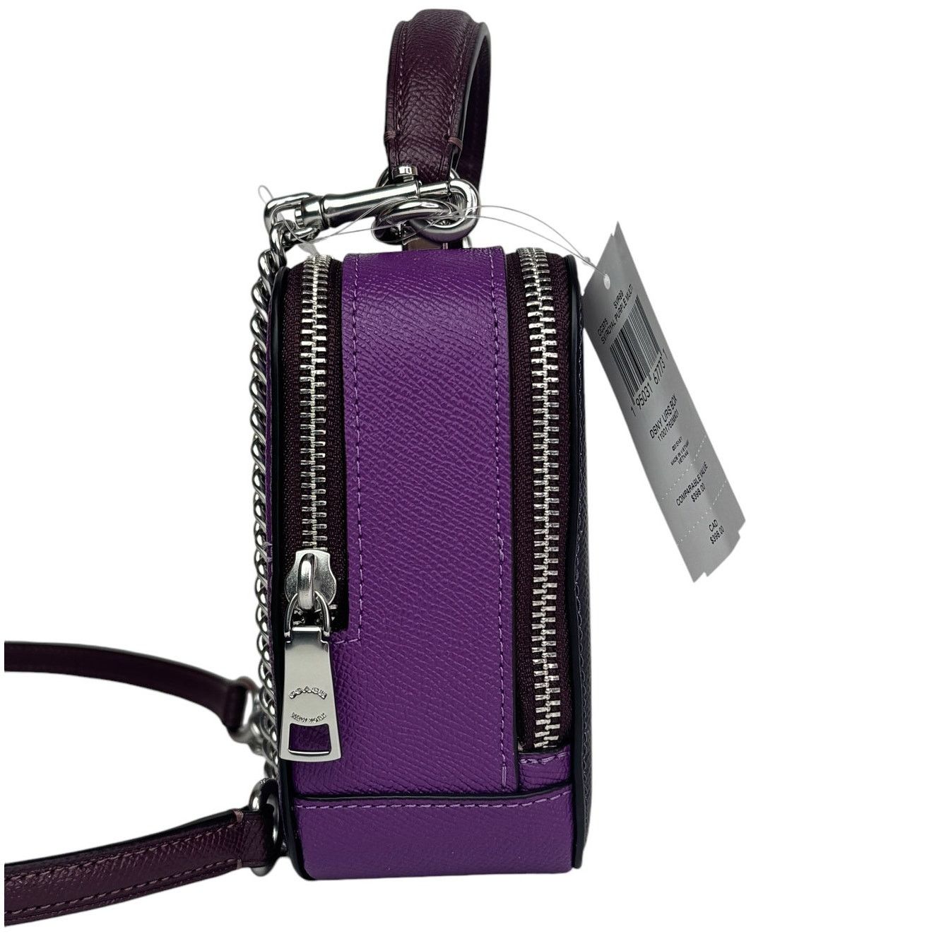 Coach Disney X Coach Box Purple Crossbody Ursula Little Mermai Size ONE SIZE - 11 Thumbnail
