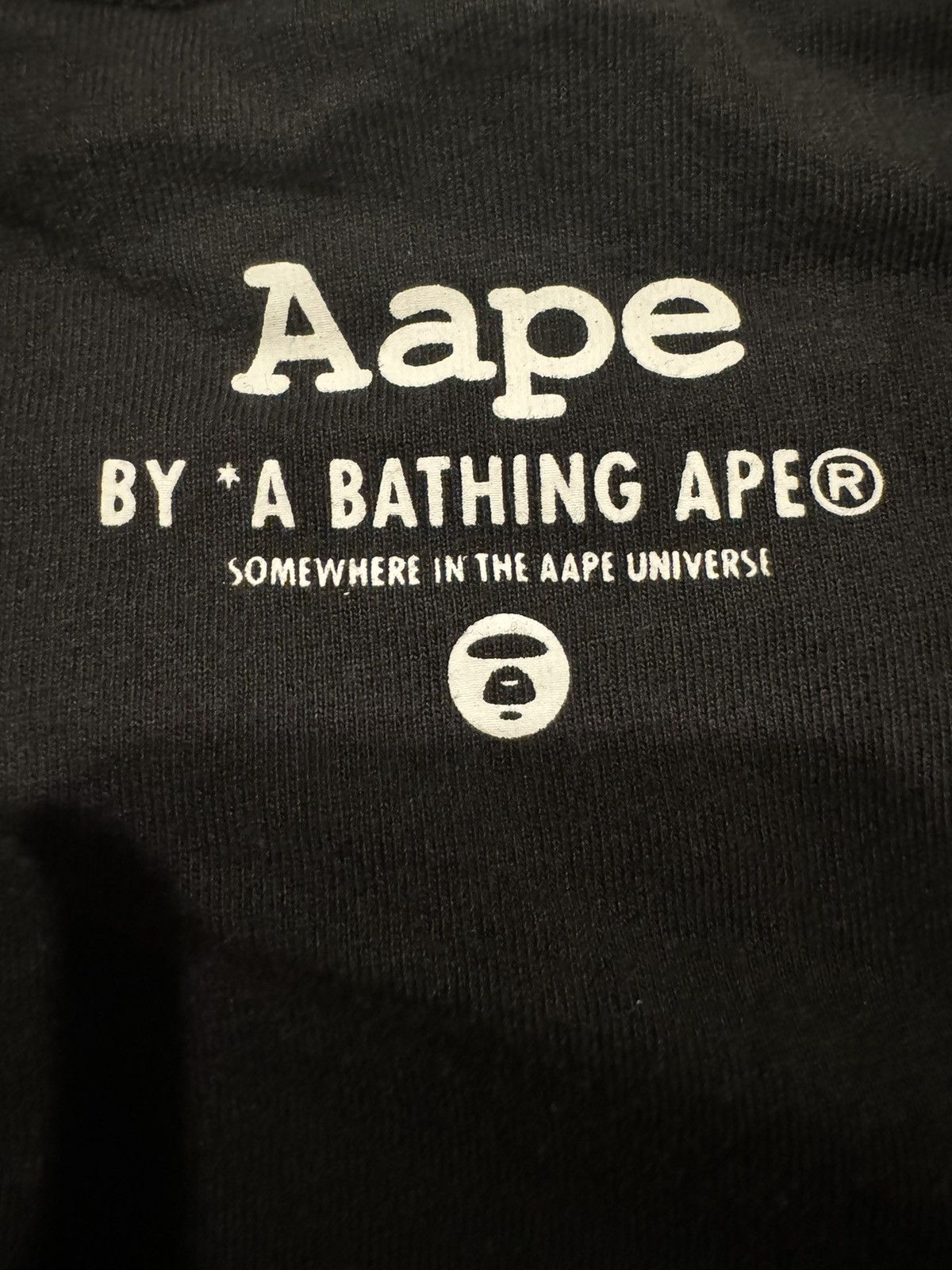 Aape AAPE Somewhere In The AAPE Universe Logo Tee Size US M / EU 48-50 / 2 - 3 Thumbnail