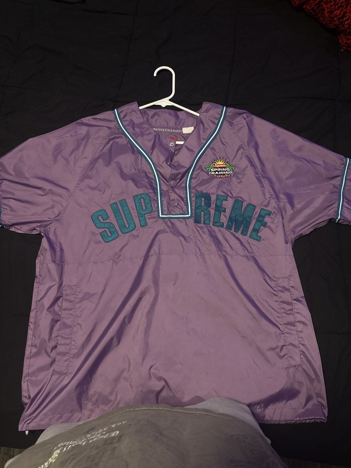 Supreme 2022 spring training supreme windbreaker/pullover Size US L / EU 52-54 / 3 - 1 Thumbnail