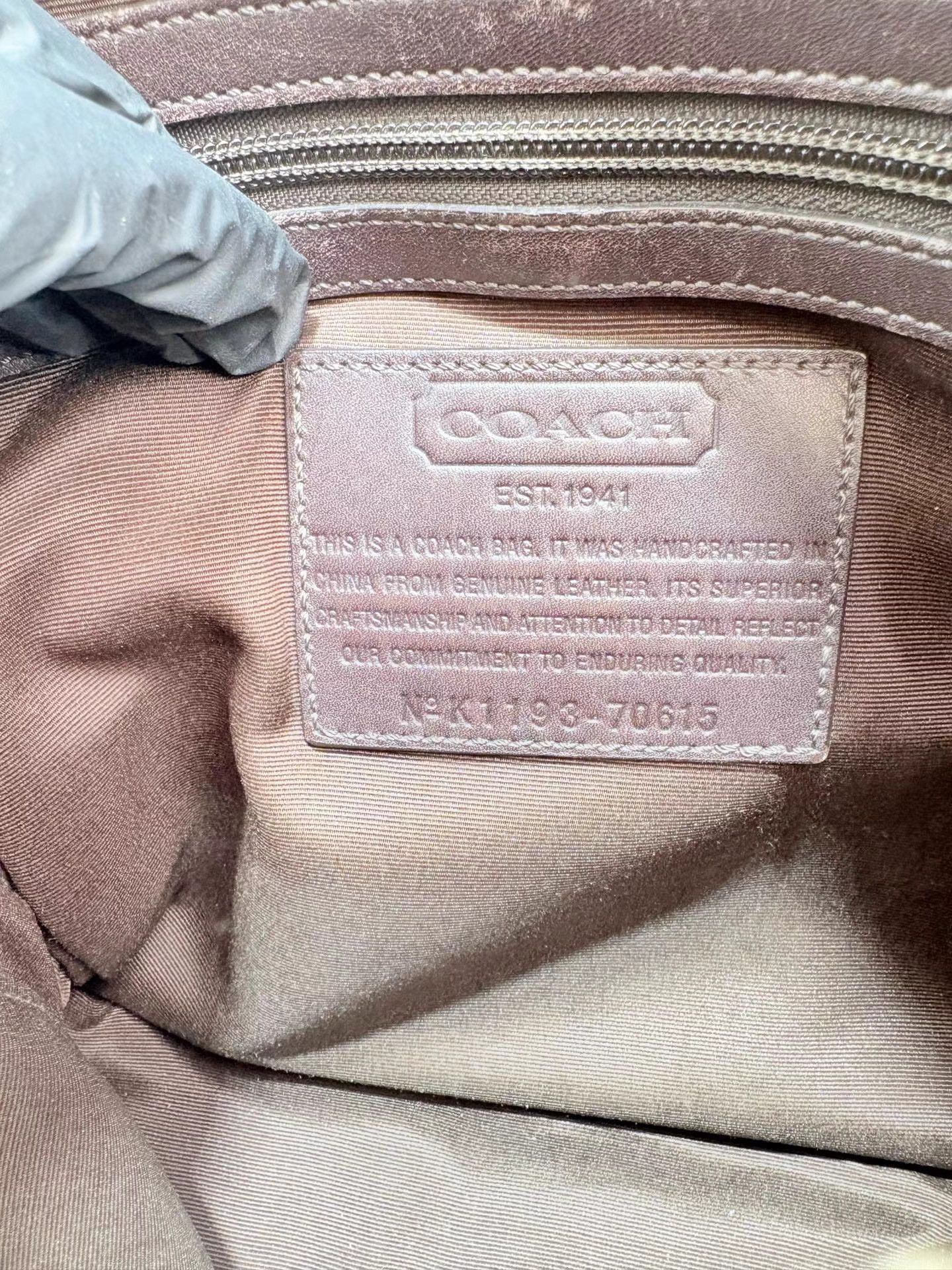 Coach COACH Brown Full Leather Messenger Bag Crossbody Bag Size ONE SIZE - 6 Thumbnail