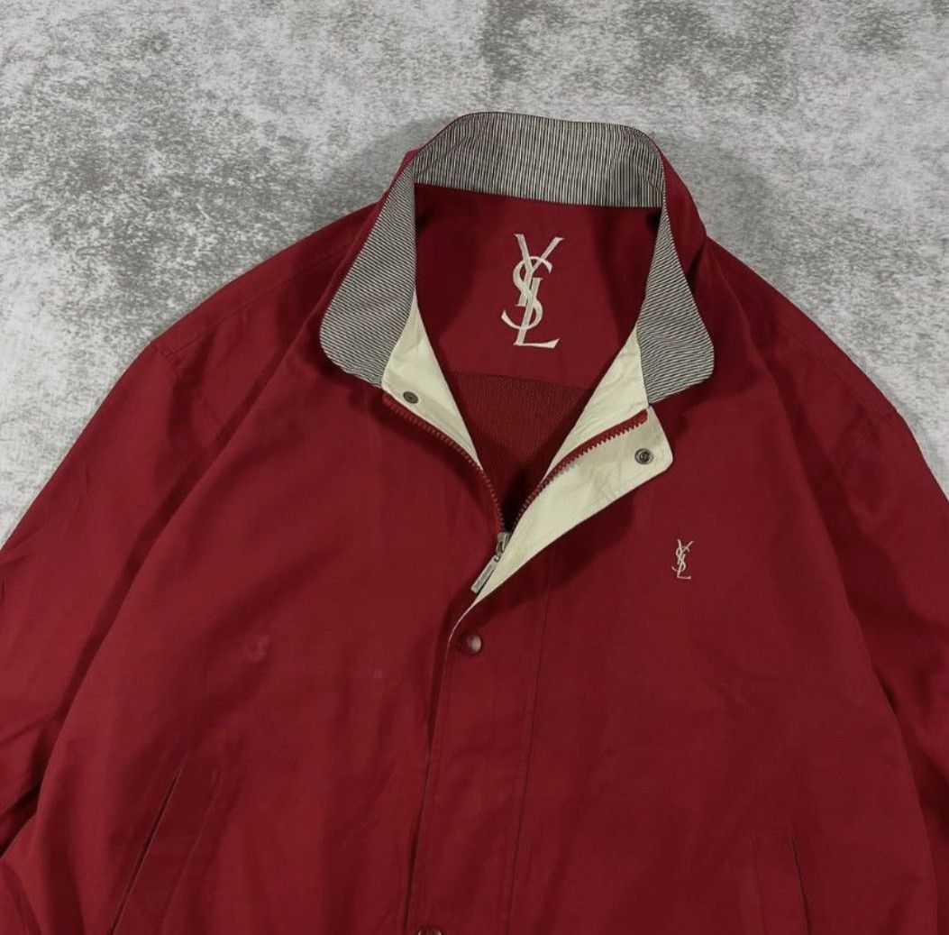 Vintage Yves Saint Laurent Jacket YSL Jacket Red