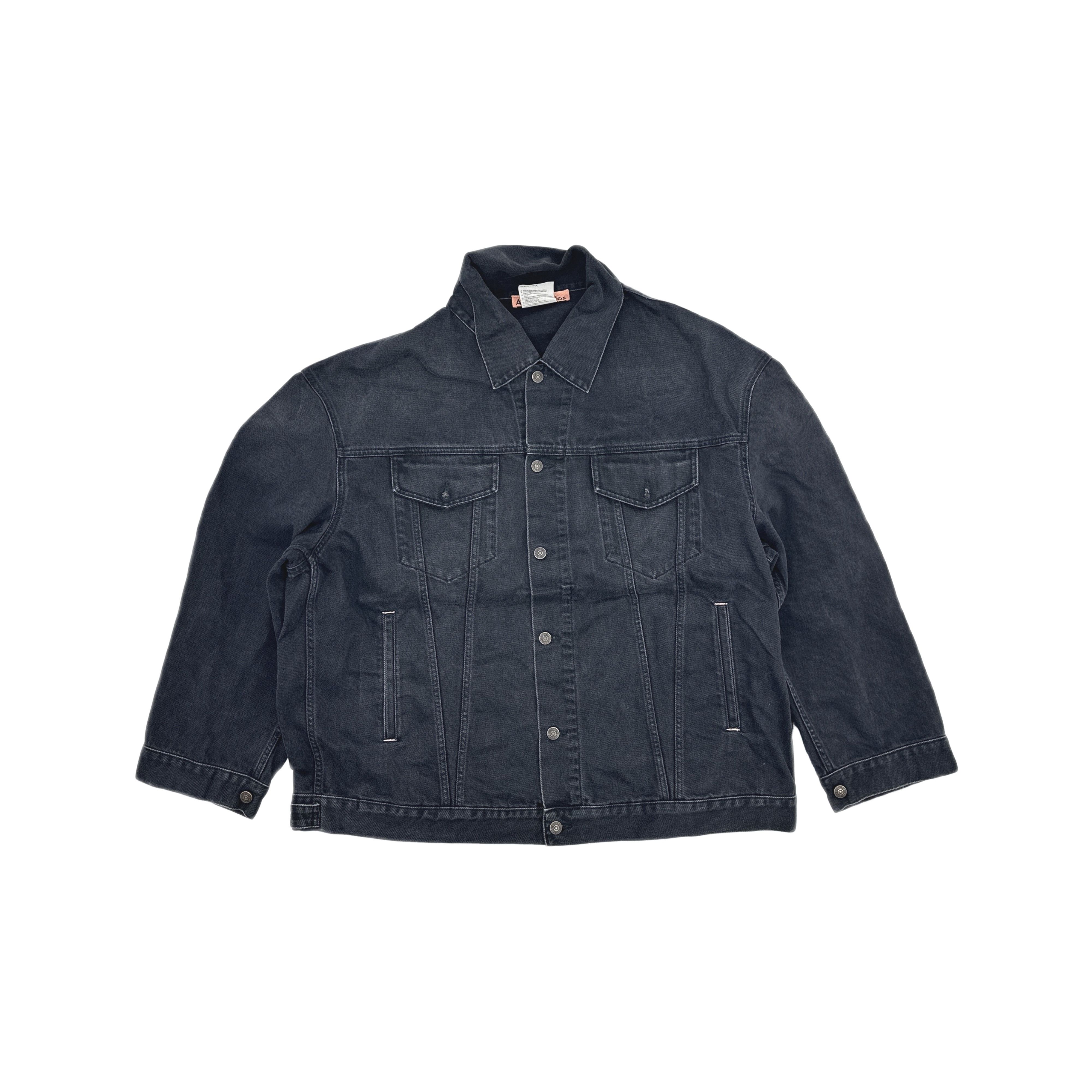 Acne Studios Acne Studios Washed Black Denim Jacket S/M Size M / US 6-8 / IT 42-44 - 1 Thumbnail