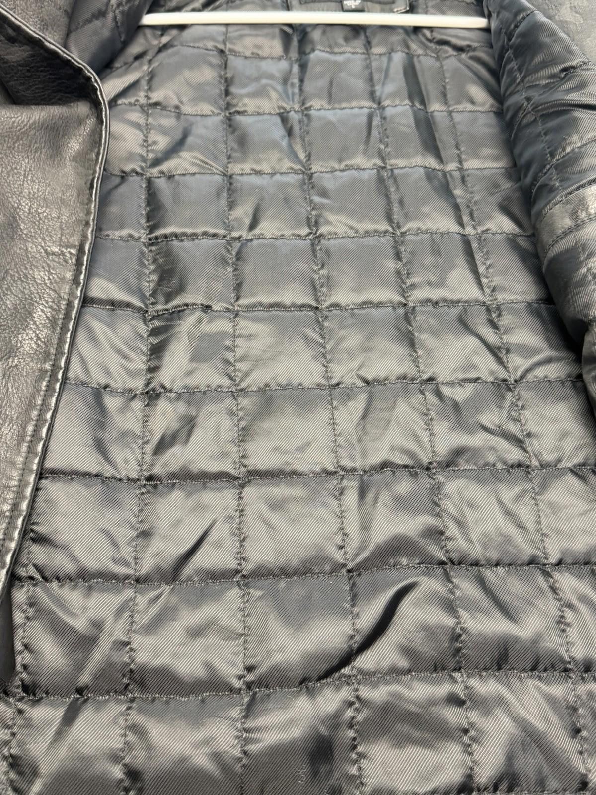 Guess GUESS Women’s Black Camo Moto Jacket Faux Leather Zip L Size L / US 10 / IT 46 - 11 Thumbnail