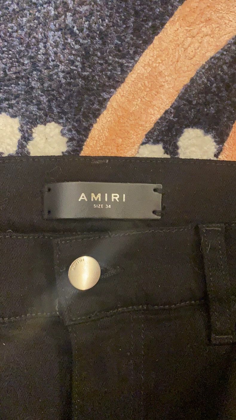 Amiri 18aw black diamond jeans