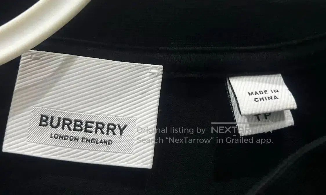 Burberry Burberry Black Cotton T-Shirt Size XS. Size XS / US 0-2 / IT 36-38 - 4 Thumbnail