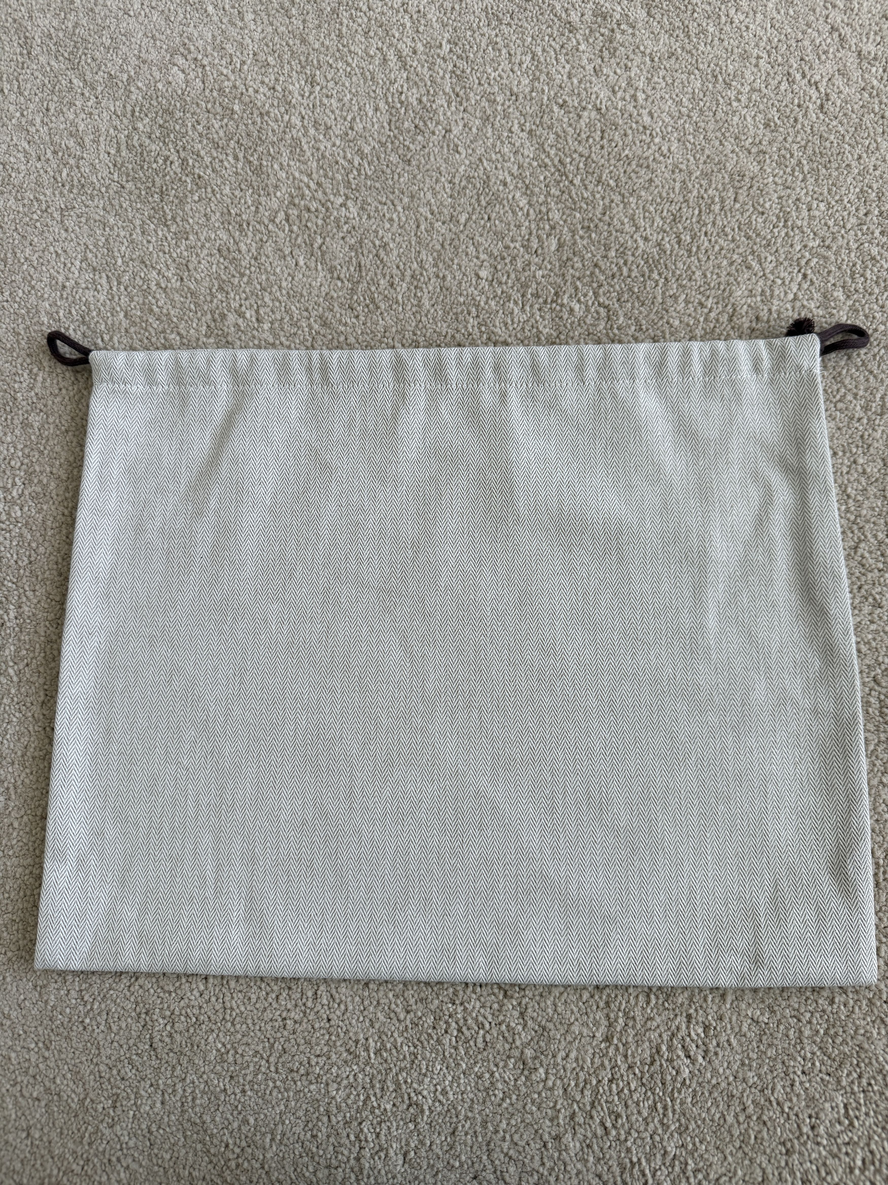 Hermes Authentic Hermes Herringbone Tweed Small Drawstring Dustbag Size ONE SIZE - 2 Thumbnail