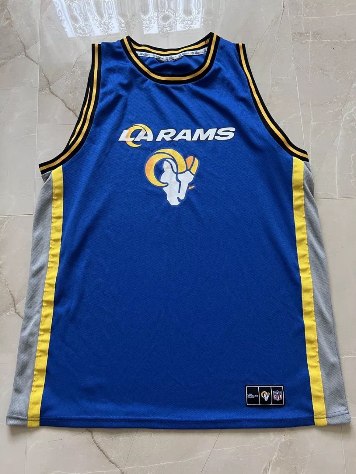 NFL × Vintage Vintage NFL Los Angeles Rams Blue Sports Jersey Size US XXL / EU 58 / 5 - 1 Thumbnail