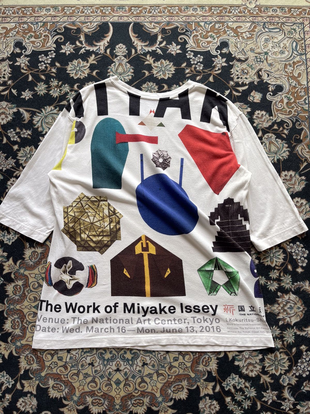 Homme Plisse Issey Miyake 2016 Issey Miyake ‘Art Of Issey Miyake’ Tee A1 Size US L / EU 52-54 / 3 - 9 Thumbnail