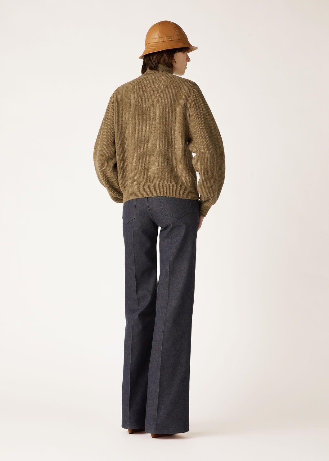 Loro Piana o1w1db10825 FAO2899 Fobello Sweater in Brown Size M / US 6-8 / IT 42-44 - 5 Thumbnail
