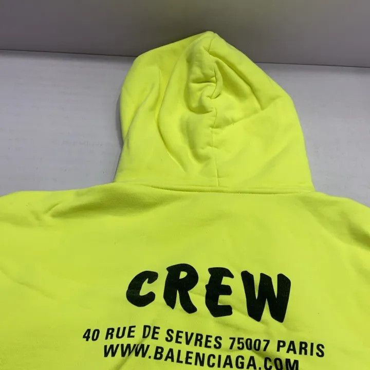 Other Balenciaga Bright Yellow Logo Hoodie for Women 0079-2507 Size M / US 6-8 / IT 42-44 - 2 Thumbnail