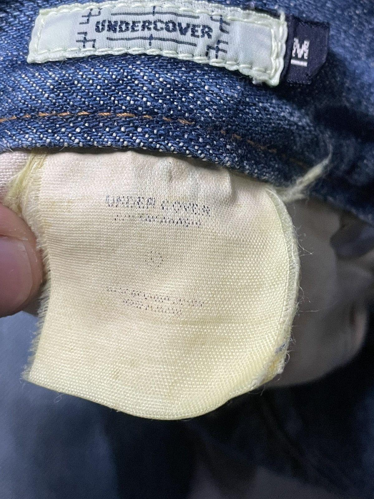 Undercover UNDERCOVER IMMADTOO HYBRID JEANS (90) Size US 30 / EU 46 - 15 Thumbnail