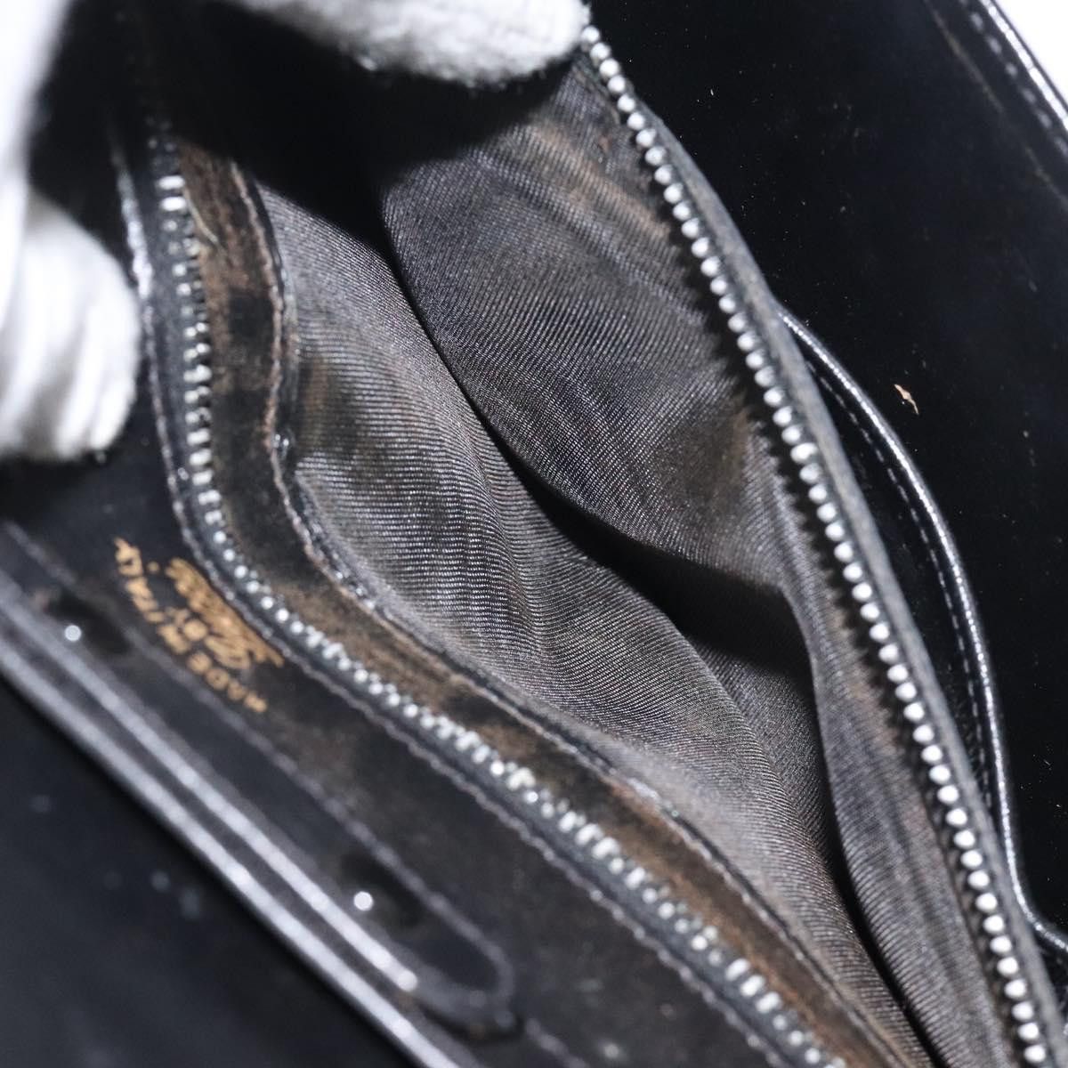 Gucci GUCCI Chain Shoulder Bag Leather Black Gold Size ONE SIZE - 20 Thumbnail