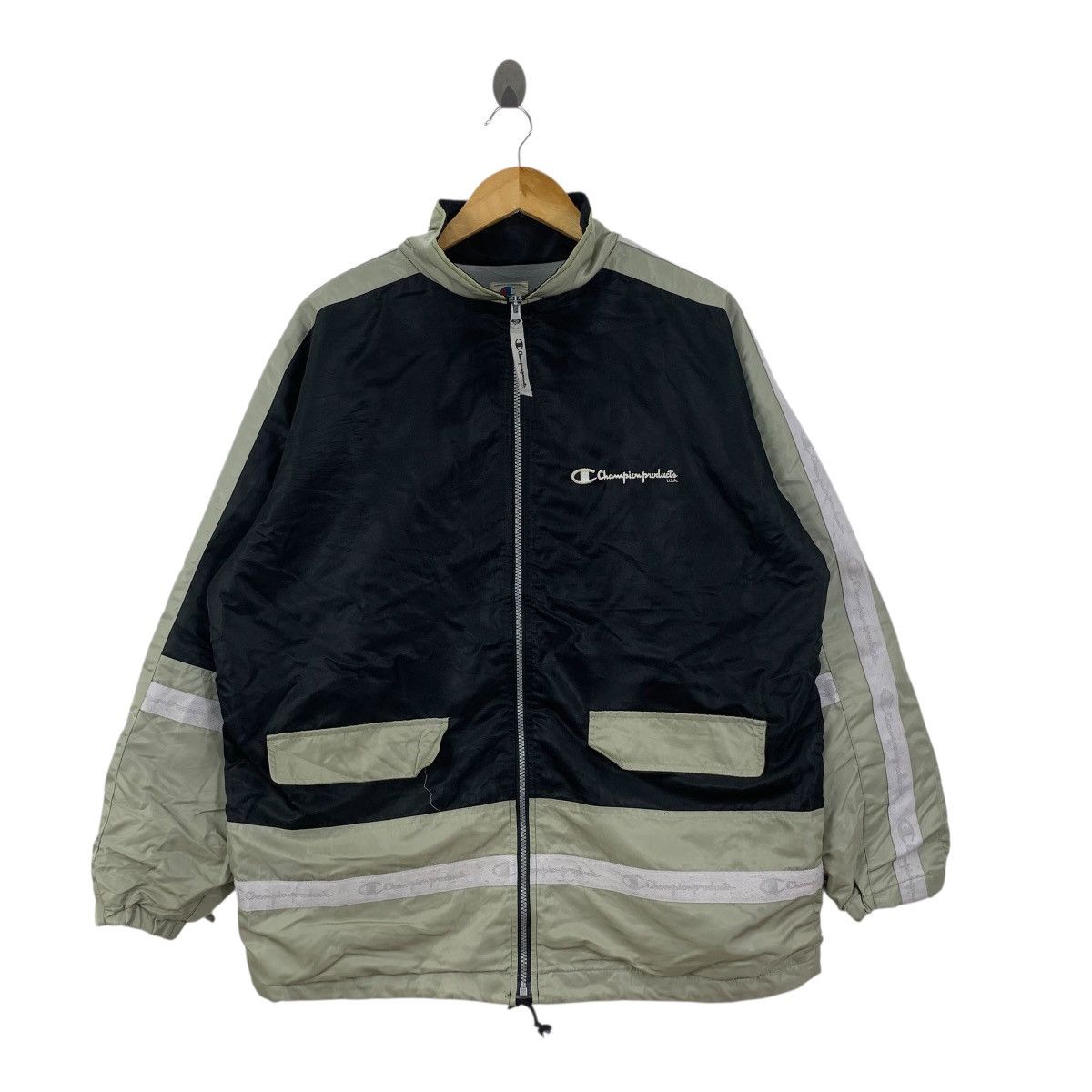 Champion Vintage CHAMPION PRODUCTS USA Thermal Lining Jacket Size US L / EU 52-54 / 3 - 3 Thumbnail