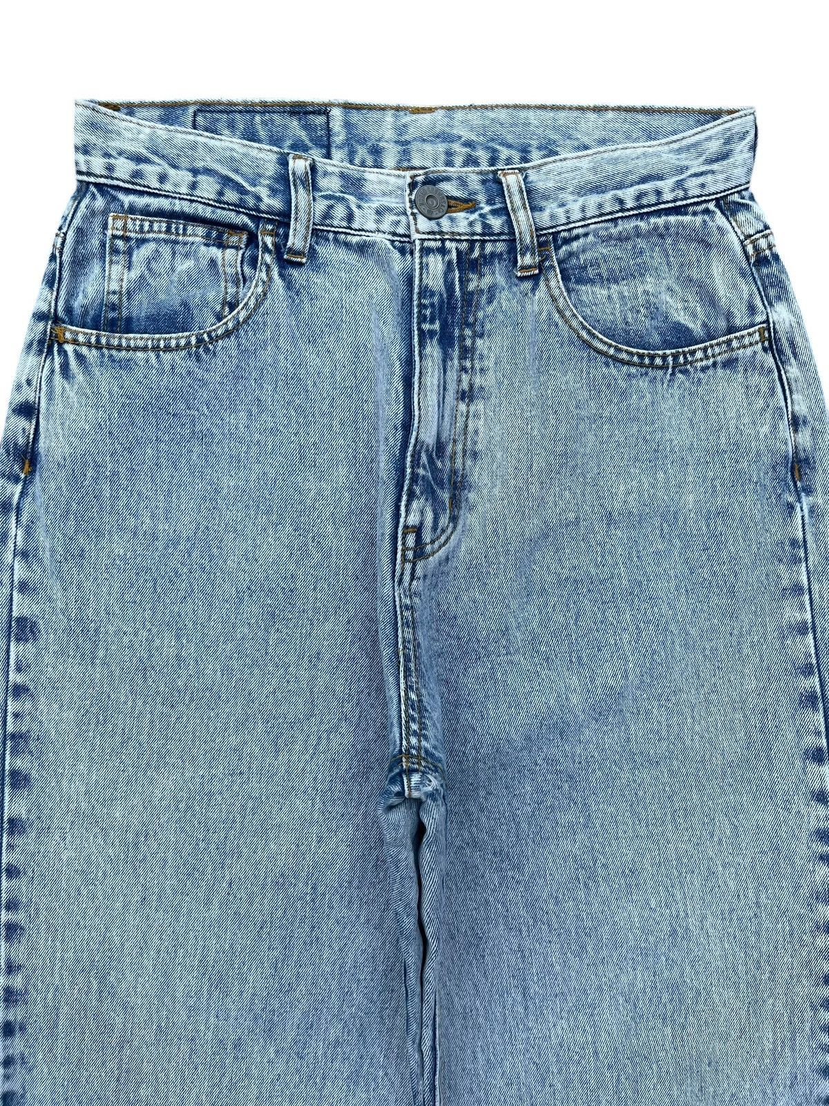 Other Vintage Japanese Brand Rodeo Crown Acid Washed Baggy Jeans Size 28" / US 6 / IT 42 - 3 Thumbnail