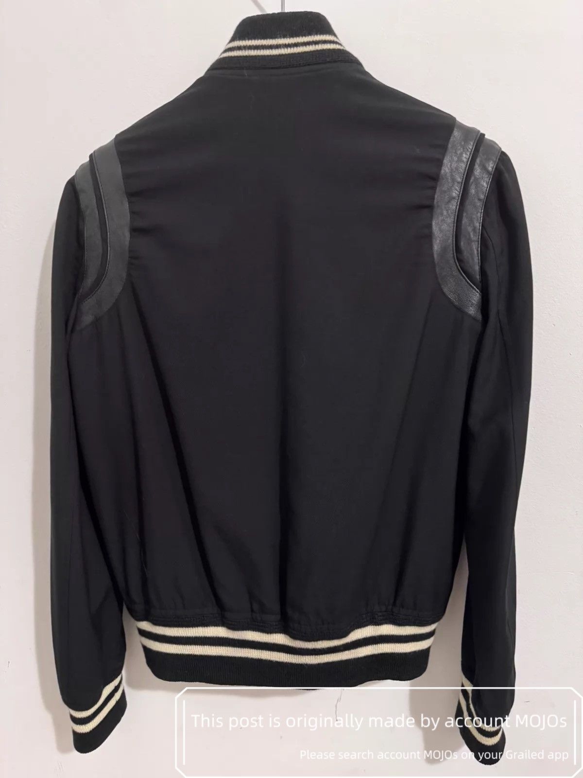 Saint Laurent Paris Sz44 Saint Laurent Paris 15SS Hedi Triple Black Teddy Jacket Size US S / EU 44-46 / 1 - 2 Thumbnail