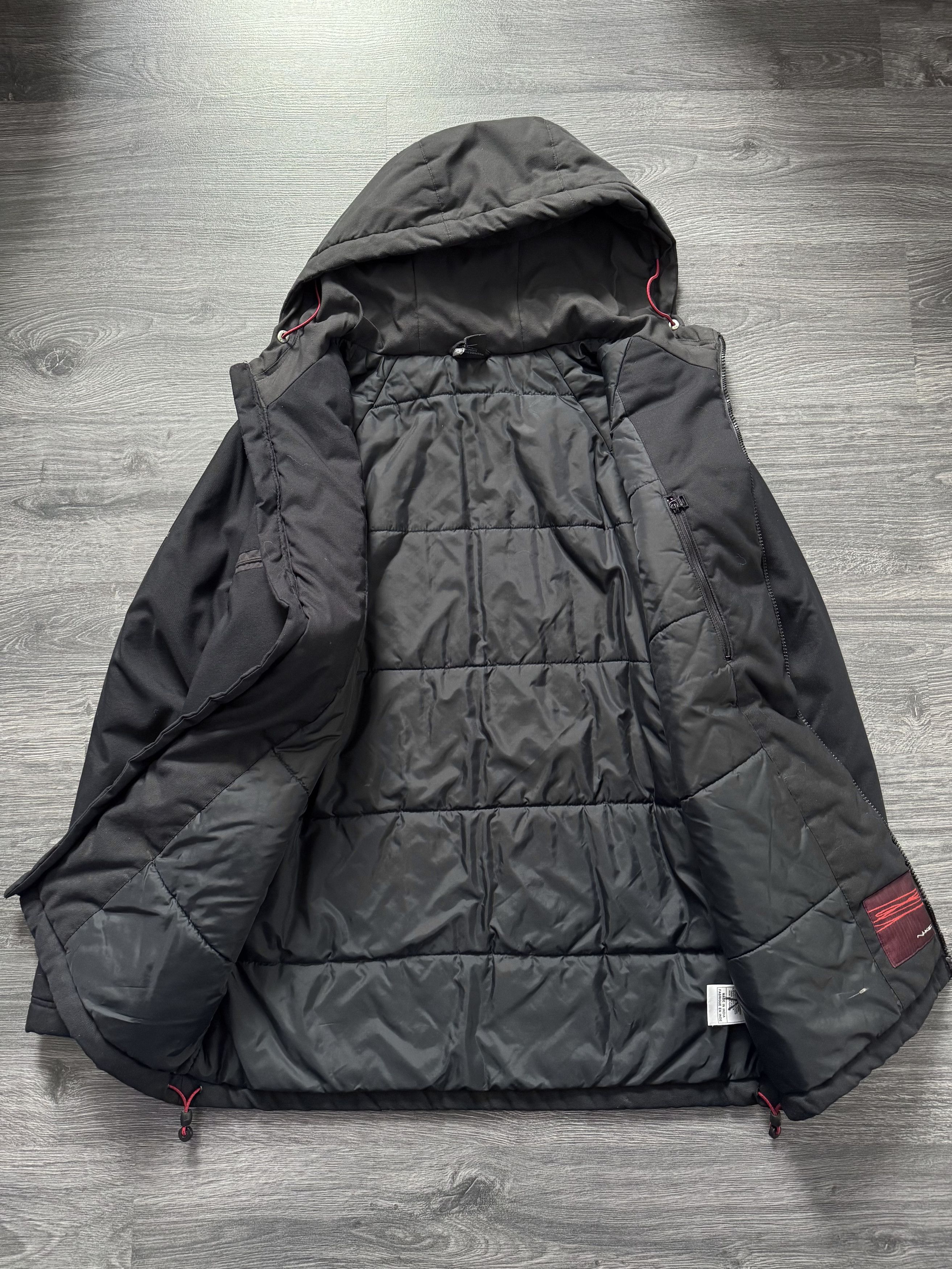 Nike Vintage Nike Swoosh Hooded Winted Jacket Y2K Drill Size US M / EU 48-50 / 2 - 9 Thumbnail