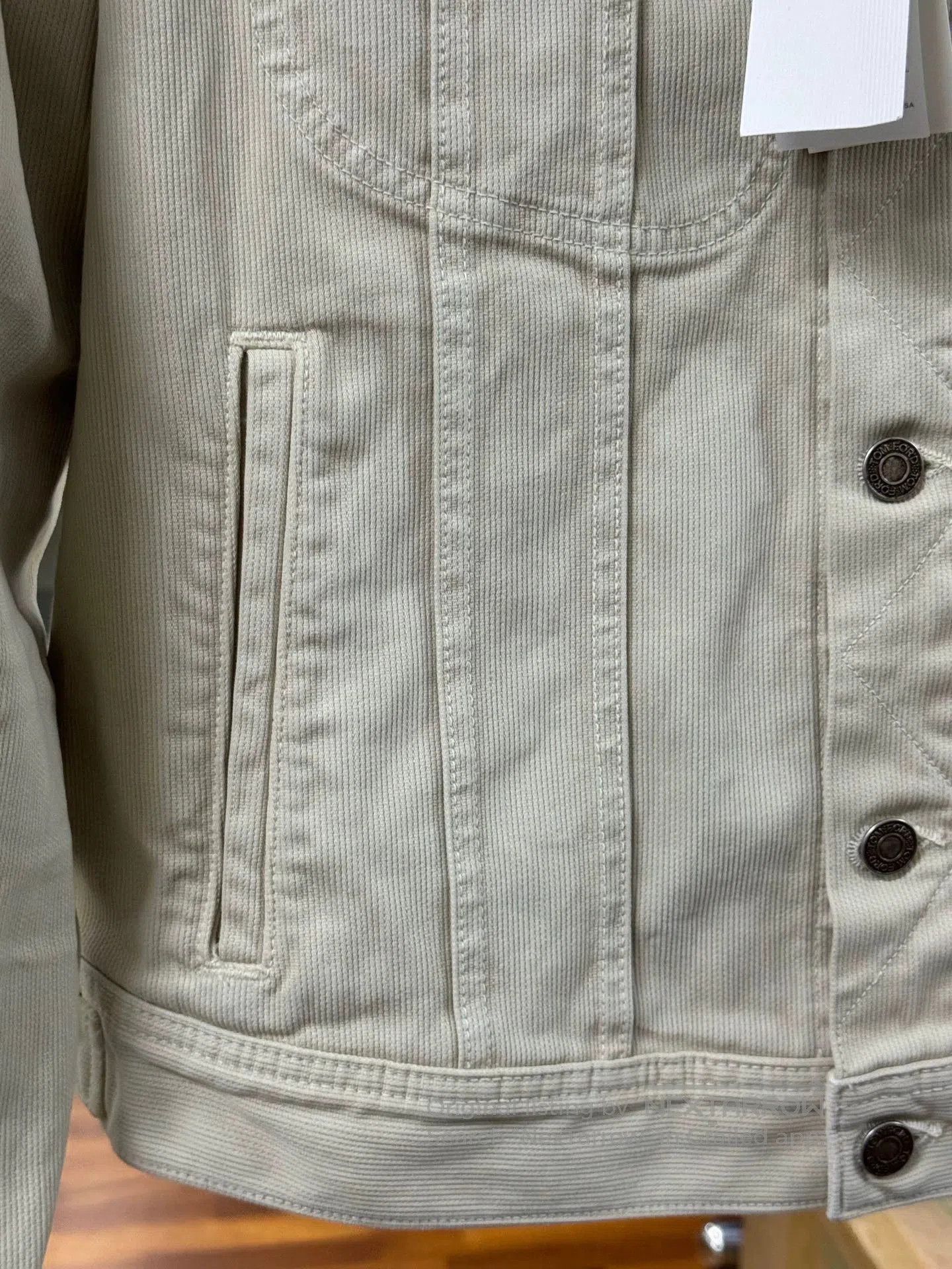 Tom Ford tom ford men's beige denim jacket. Size US S / EU 44-46 / 1 - 4 Thumbnail