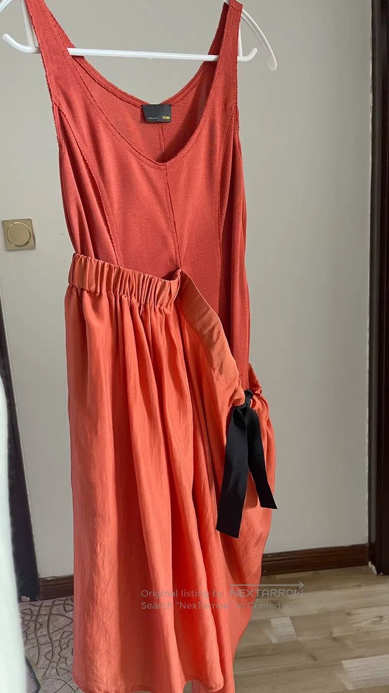 Fendi Fendi Dress with pleated drawstring style Size XS / US 0-2 / IT 36-38 - 1 Thumbnail
