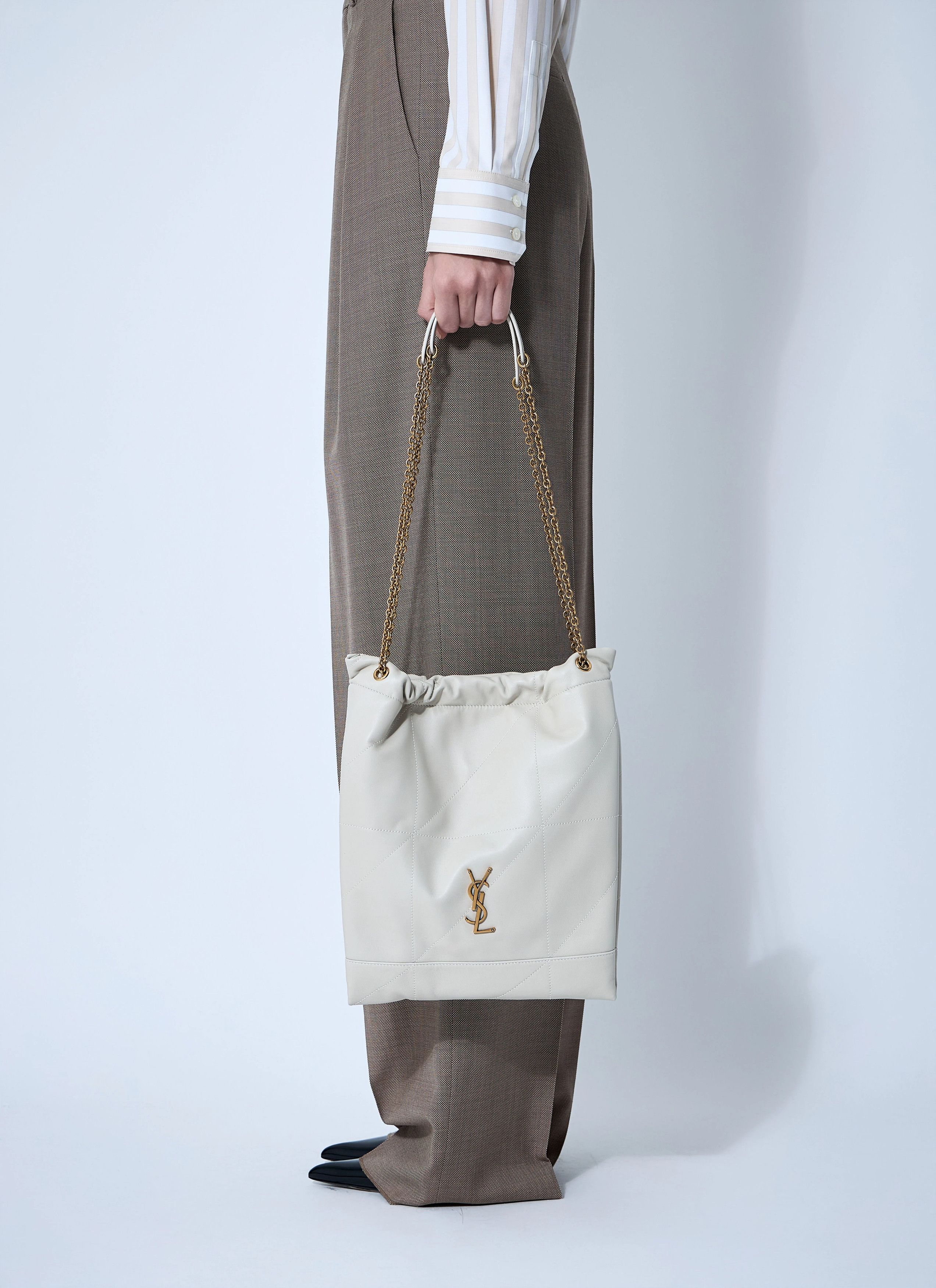 Saint Laurent Paris os11x0526 Size: OS / Jamie Pochon Shoulder Bag in Beige Size ONE SIZE - 2 Thumbnail