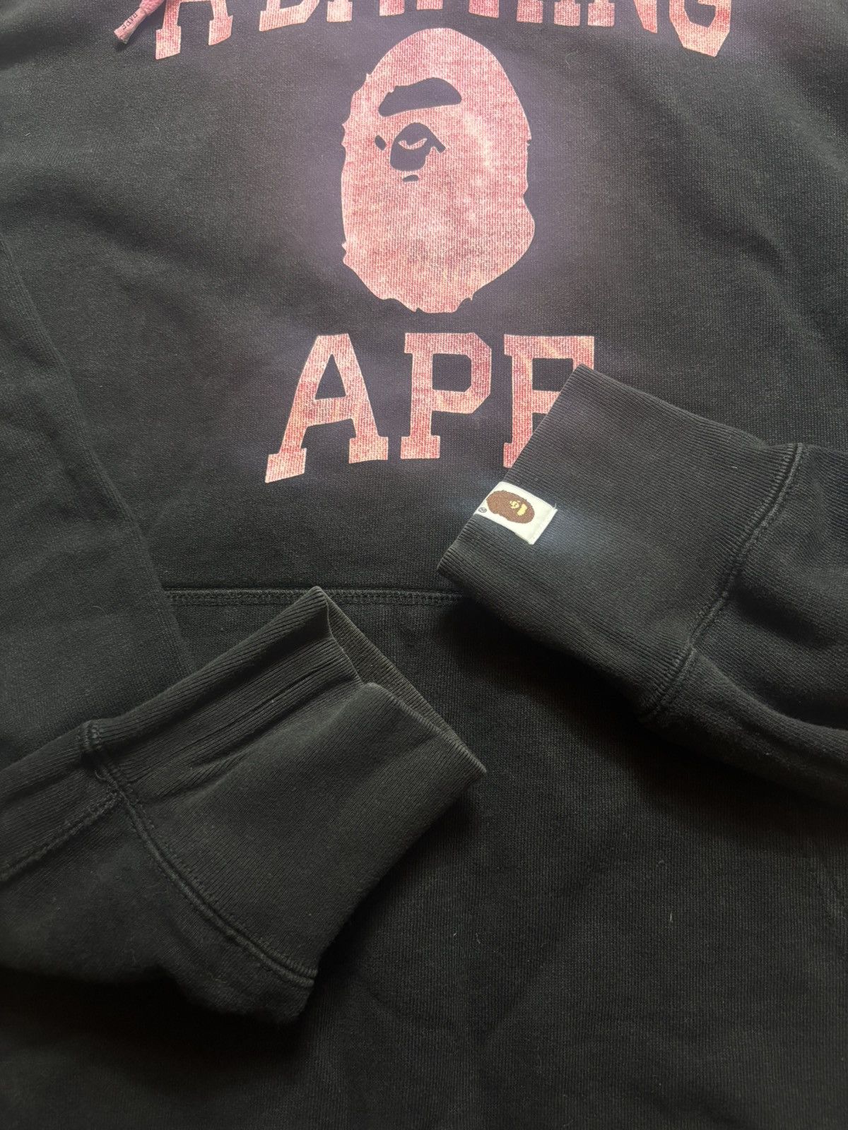 Bape Bape college logo pullover hoodie Size US L / EU 52-54 / 3 - 5 Thumbnail