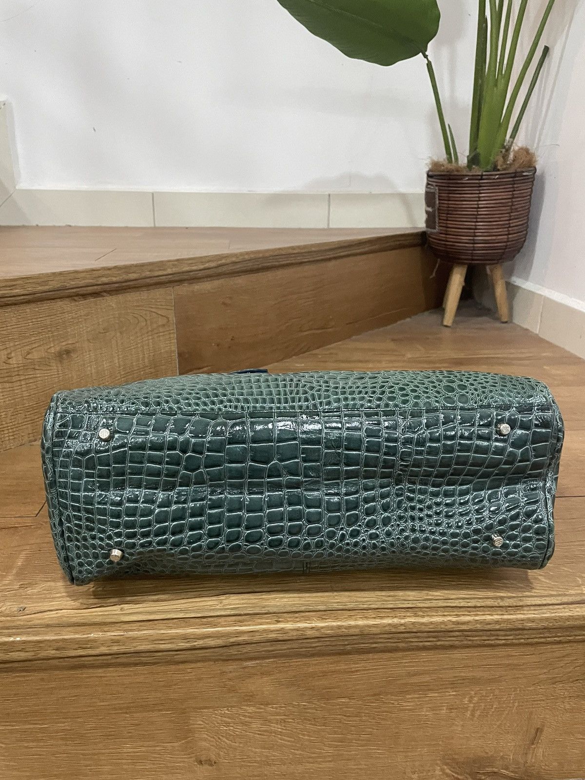 Hardy Amies Authentic HARDY AMIES Birkin crocodile leather bag Size ONE SIZE - 6 Thumbnail