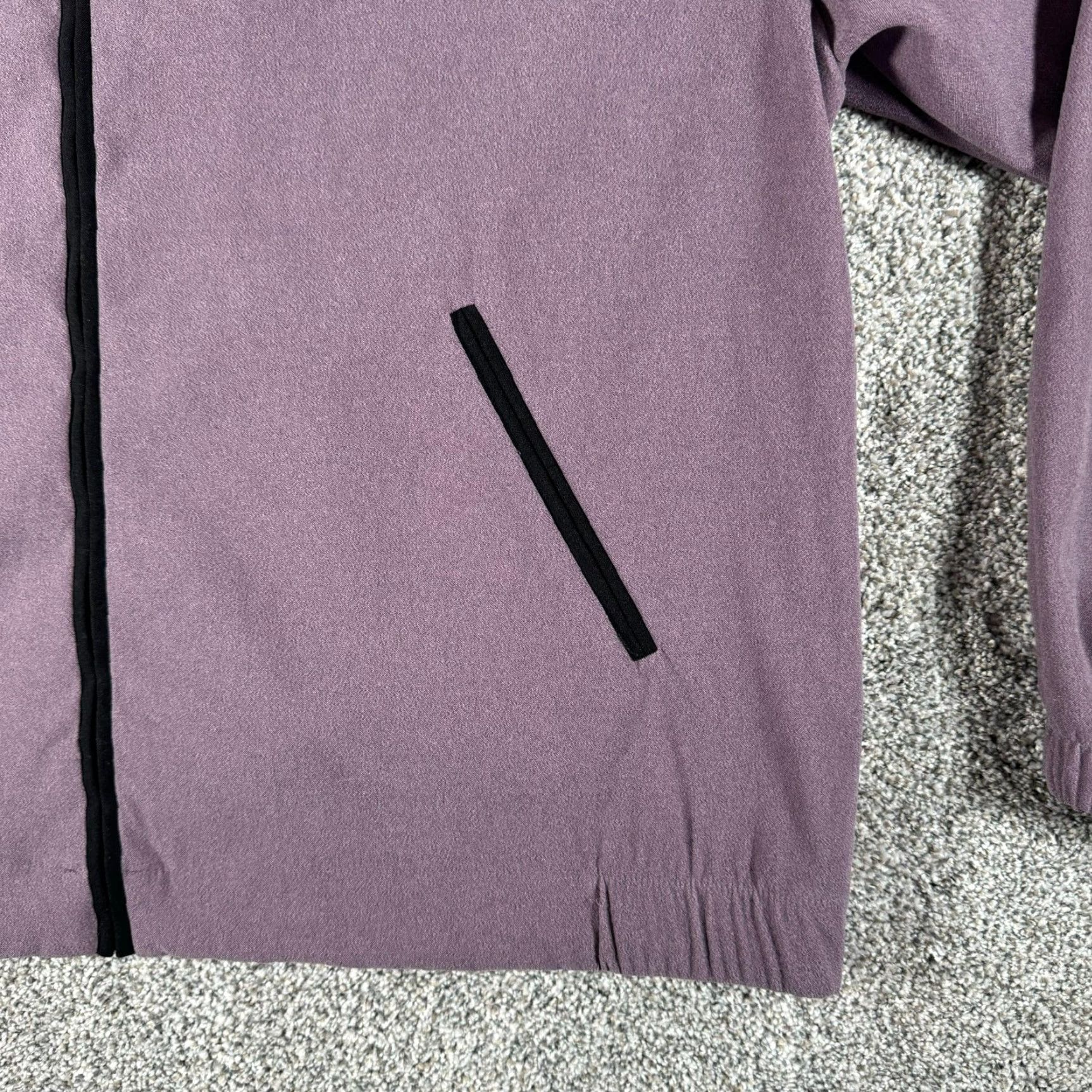 Vintage VINTAGE Teddi Jacket Womens XL 80s 90s Full Zip Pockets Peter Pan Collar Pastel Purple Zip Pockets Size XL / US 12-14 / IT 48-50 - 3 Thumbnail