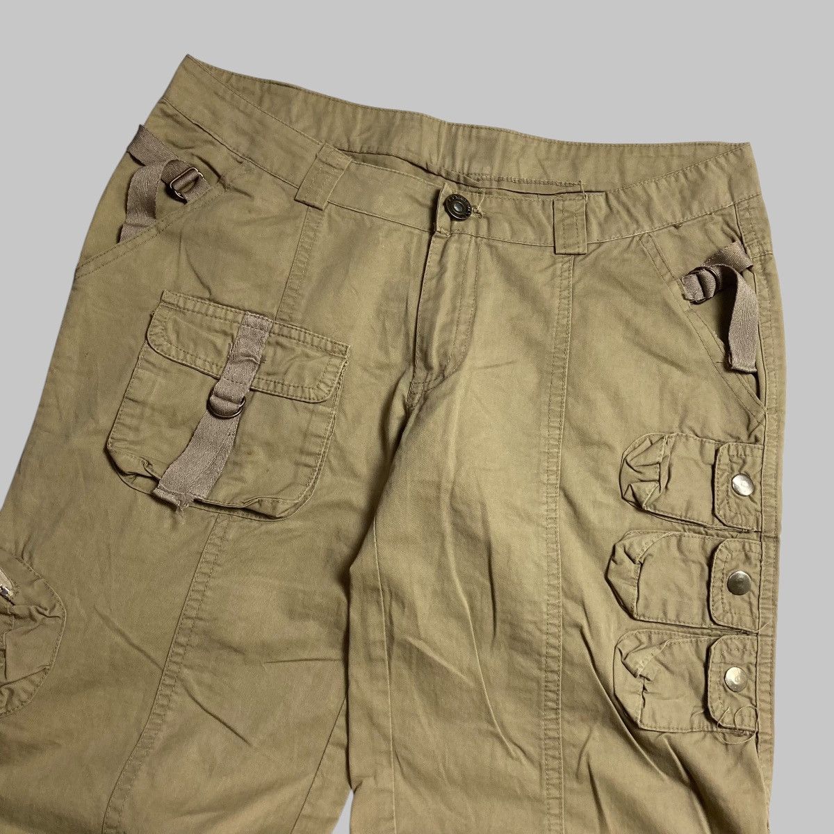 Hysteric Glamour × Japanese Brand × Le Grande Bleu (L.G.B.) UNN Japanese Brand Cargo Pants Bondage Multi Pocket💥 Size US 31 - 4 Thumbnail