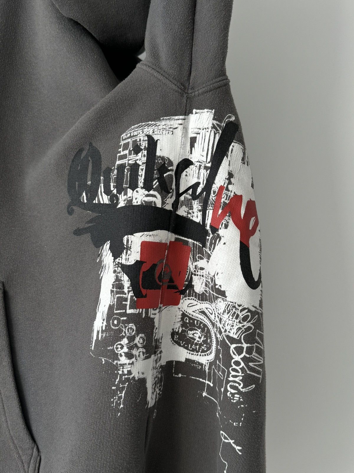 Quiksilver × Vintage Vintage Y2K Quiksilver Boarding Skate Hoodie Size US XL / EU 56 / 4 - 5 Thumbnail