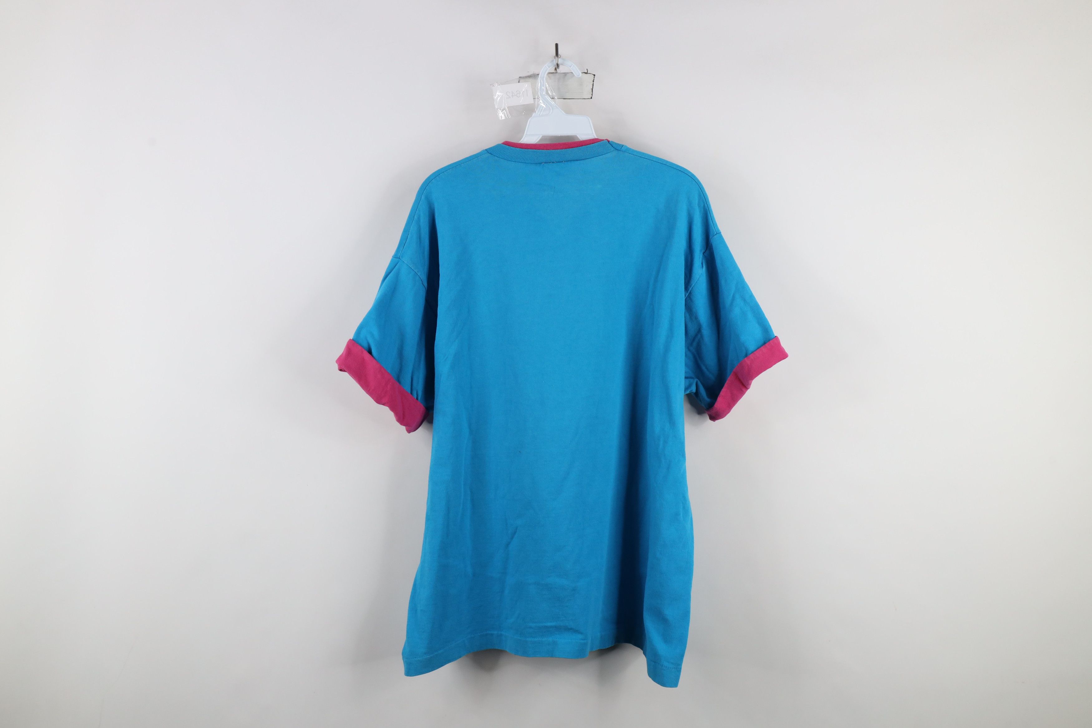 Vintage Vintage 90s Streetwear New Orleans Layered T-Shirt Blue USA Size XL / US 12-14 / IT 48-50 - 12 Thumbnail