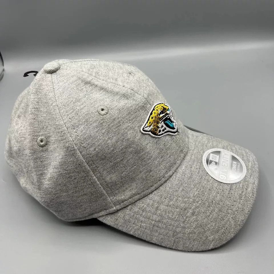 New Era Jacksonville Jaguars Hat Women Gray NFL Strap Back Cap New Size ONE SIZE - 4 Thumbnail