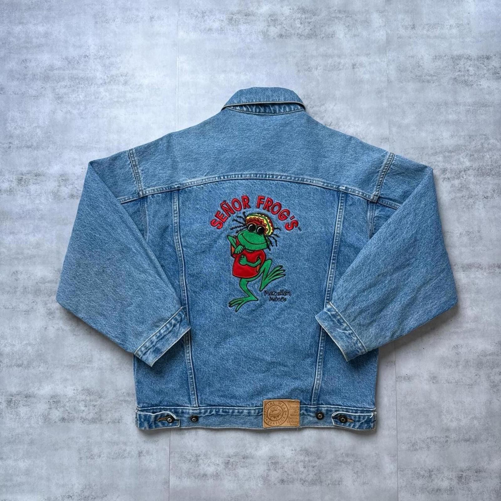 Other Y2K Señor Frogs Denim 00s Jacket Size US M / EU 48-50 / 2 - 2 Thumbnail