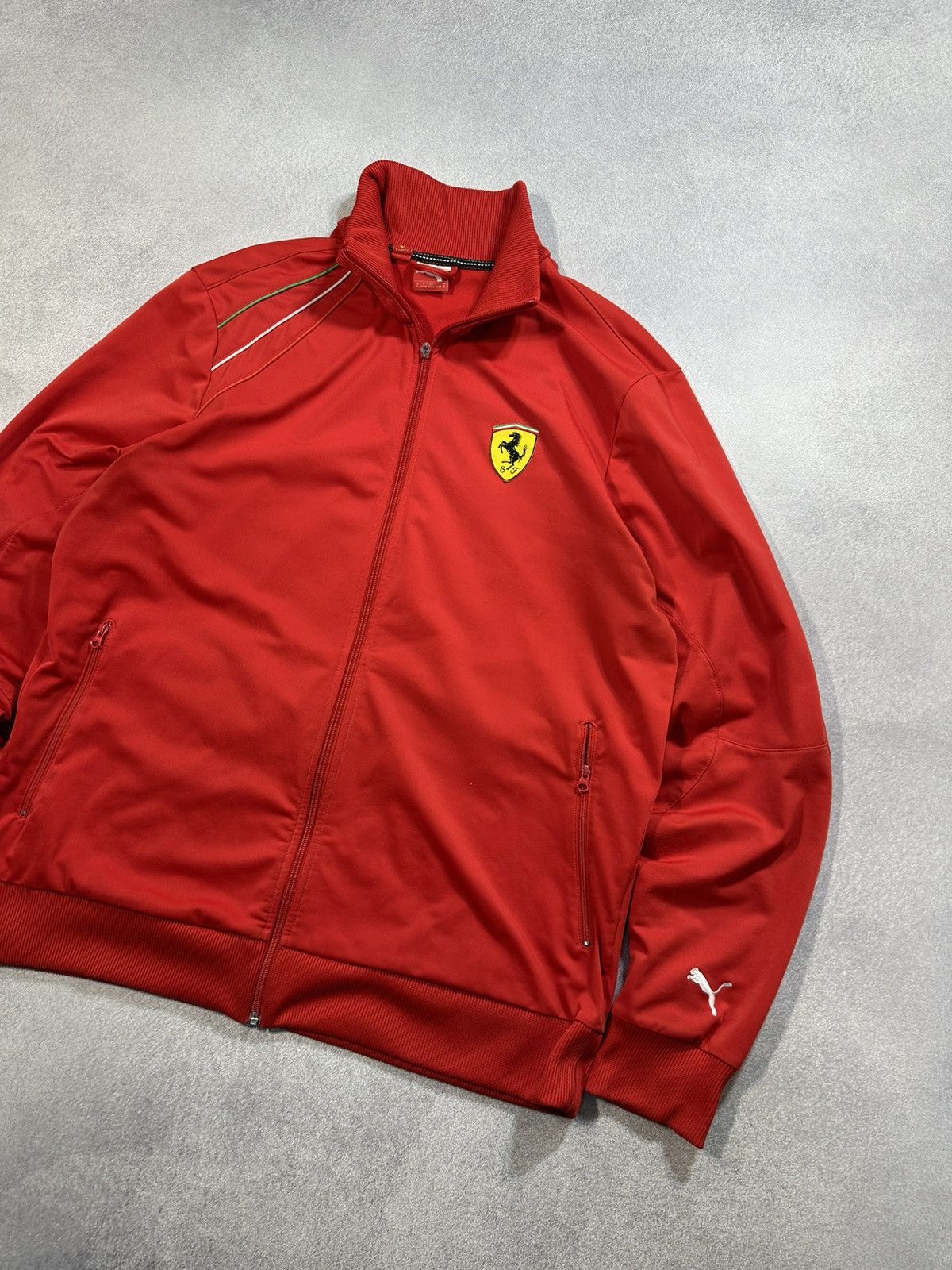 Ferrari Puma Ferrari F-1 Racing Track Jacket Sz XL Size US XL / EU 56 / 4 - 2 Thumbnail