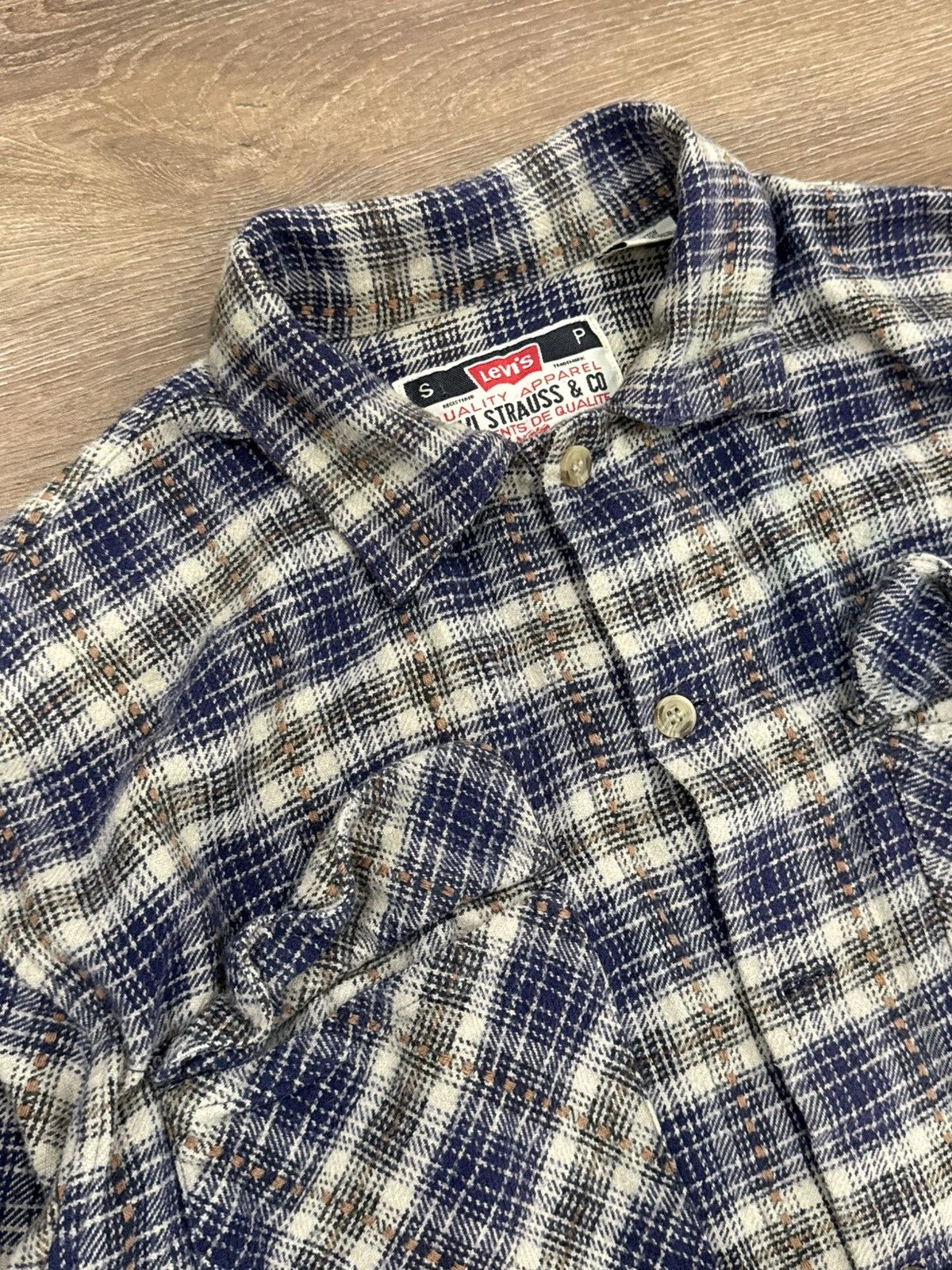 Levi's Vintage Levi’s Plaid Flannel Grunge Y2K Skate Overshirt Size US S / EU 44-46 / 1 - 6 Thumbnail