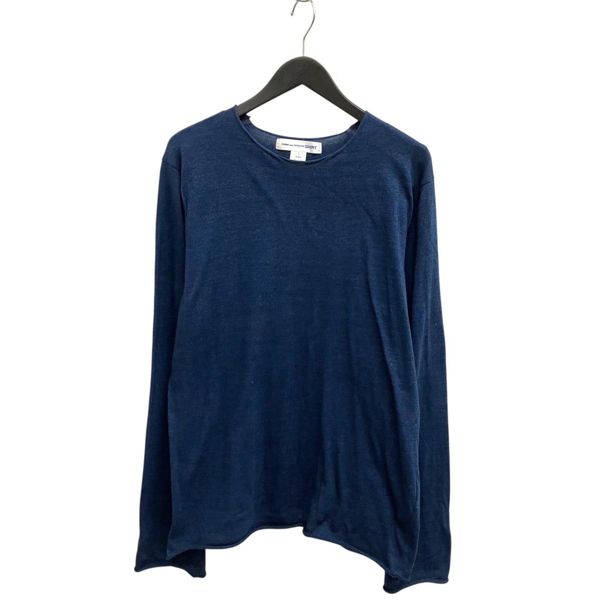 Comme des Garcons Archive Raw Hem Knit Sweater Size US L / EU 52-54 / 3 - 1 Thumbnail