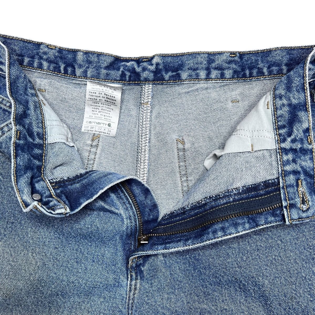 Carhartt × Vintage Vintage 2000s Carhartt Denim Carpenter Dungaree Pants Size US 31 - 3 Thumbnail
